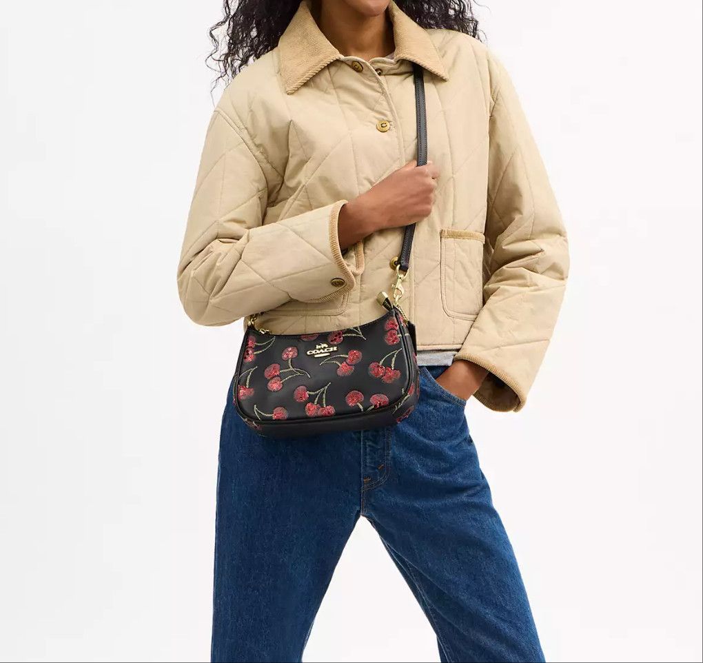 Coach Teri Shoulder Bag With Cherry Print CCZ16 Size ONE SIZE - 8 Thumbnail