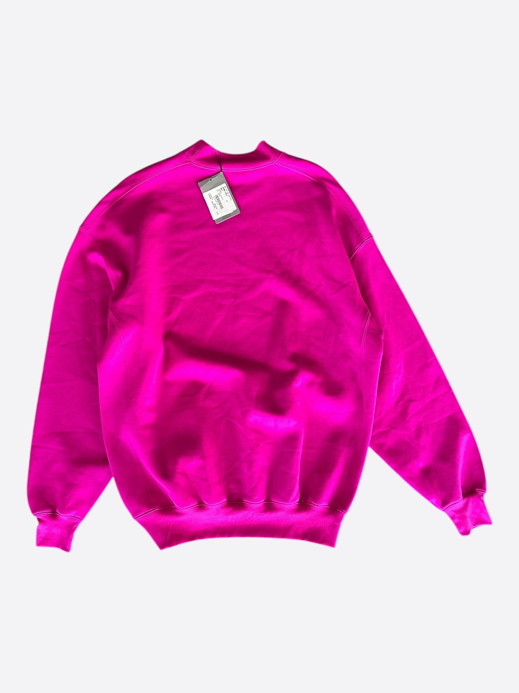 Balenciaga Balenciaga Pink & Black The New Logo Sweater Size US L / EU 52-54 / 3 - 2 Thumbnail