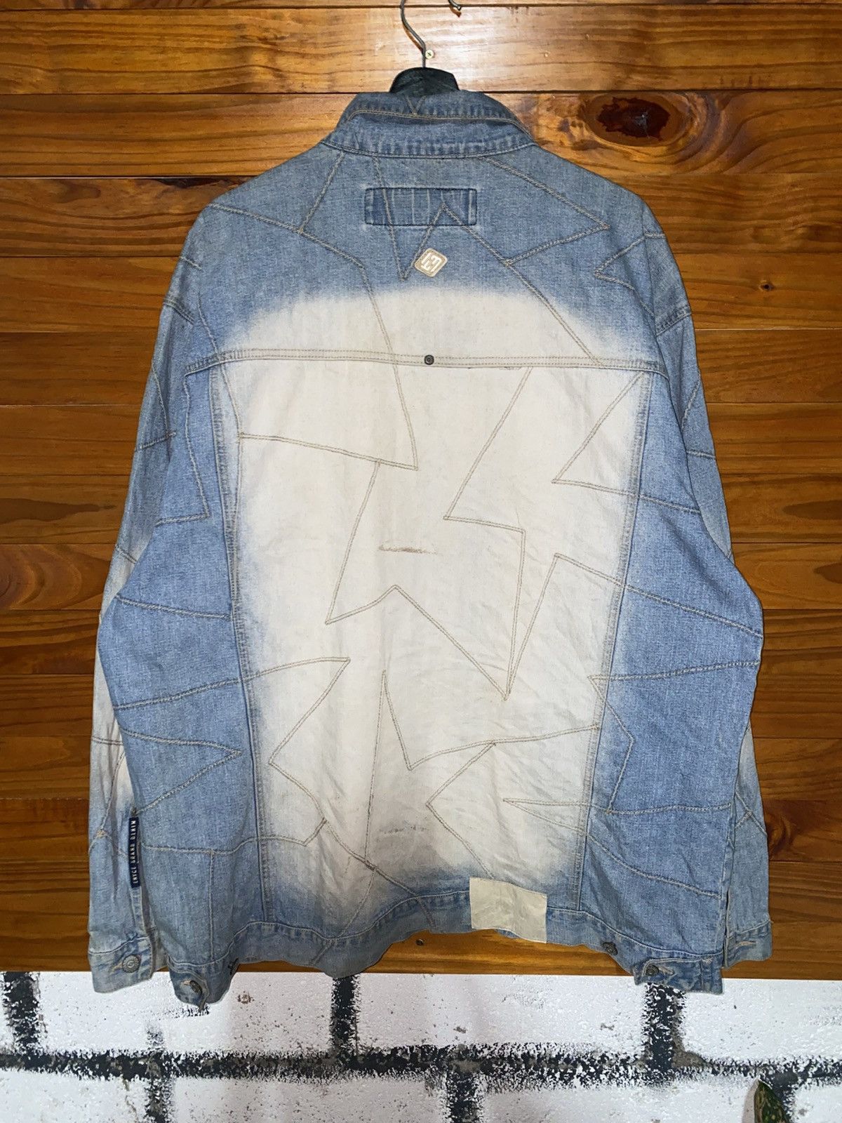 Enyce Vintage Y2K Enyce Two-Tone Contrast Stitch Denim Jacket XXL Size US XXL / EU 58 / 5 - 9 Thumbnail