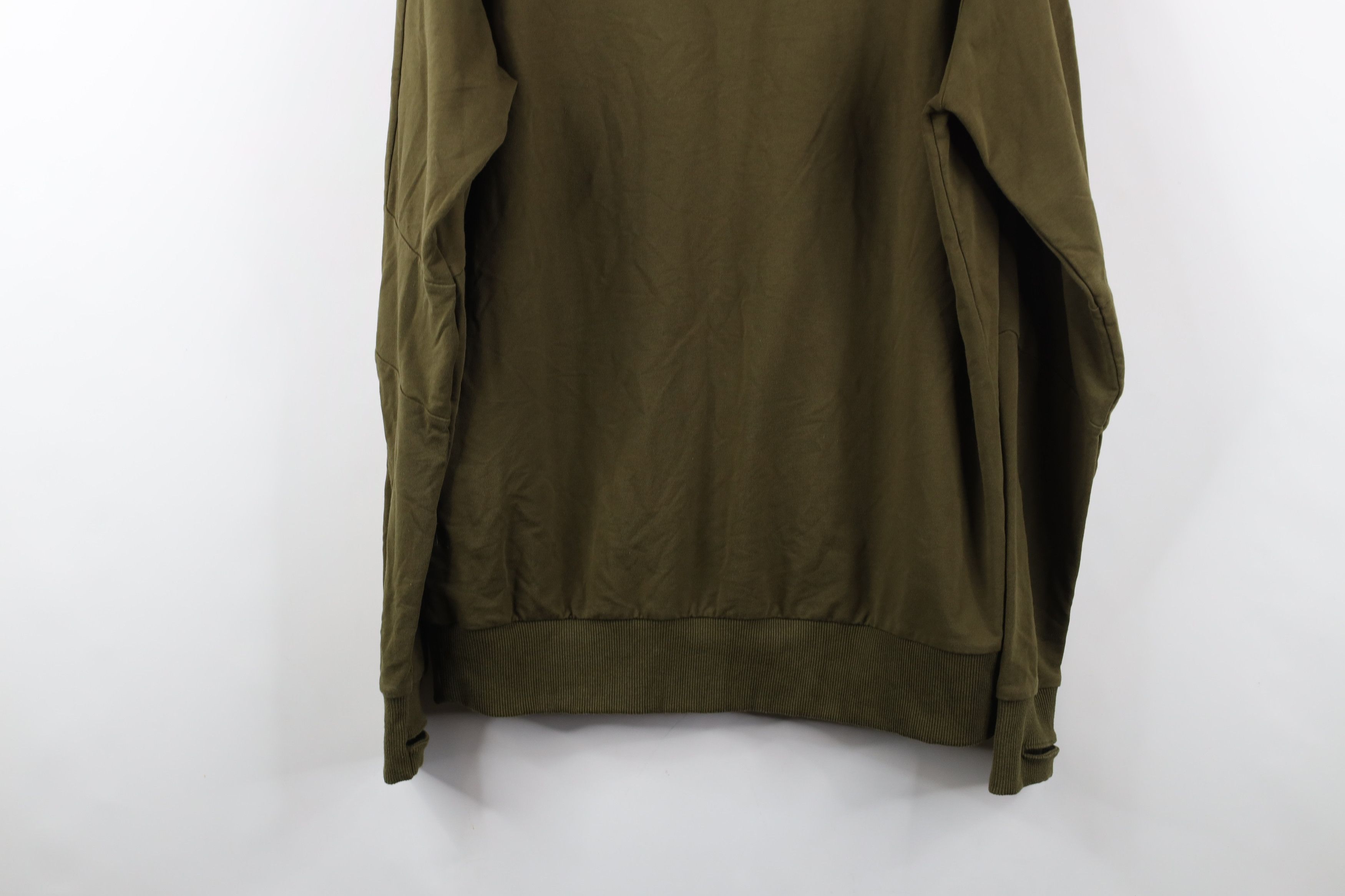 Vintage Zyia Active Blank French Terry Crewneck Sweatshirt Green Size M / US 6-8 / IT 42-44 - 15 Thumbnail