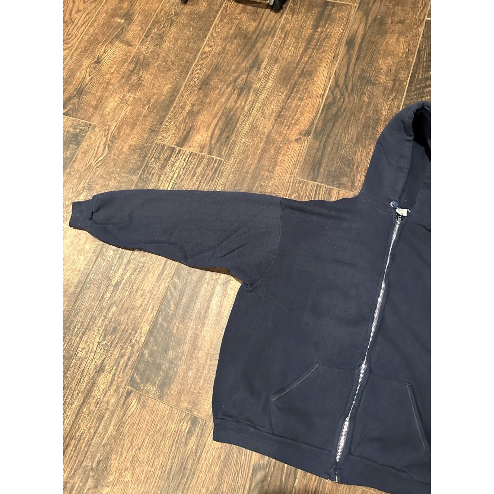 Vintage VINTAGE Blue Emar Zipper Zip Up Hoodie Sweatshirt Raglan XL Mens Size US XL / EU 56 / 4 - 3 Thumbnail