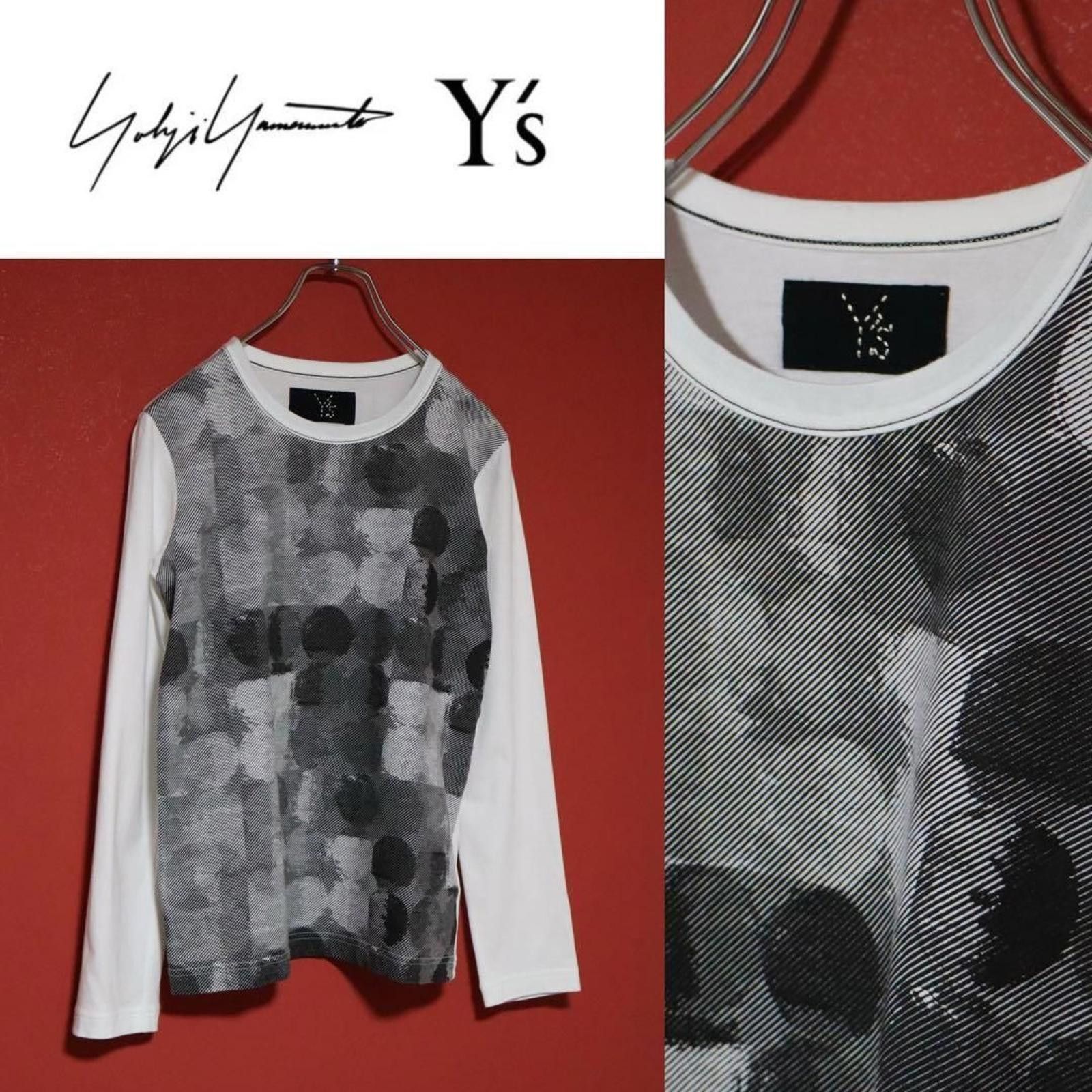 Y's Y's - Long Sleeve Abstract Patterned Top Size US M / EU 48-50 / 2 - 4 Thumbnail