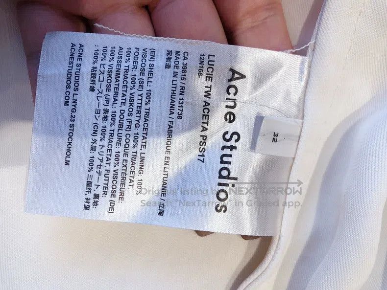 Acne Studios Acne Studios Beige Long Classic Trench Coat Size 4XL / US 24-26 - 9 Thumbnail