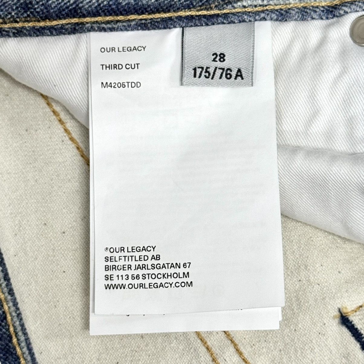 Our Legacy Our Legacy Digital Denim Print Third Cut Jeans Size US 30 / EU 46 - 5 Thumbnail