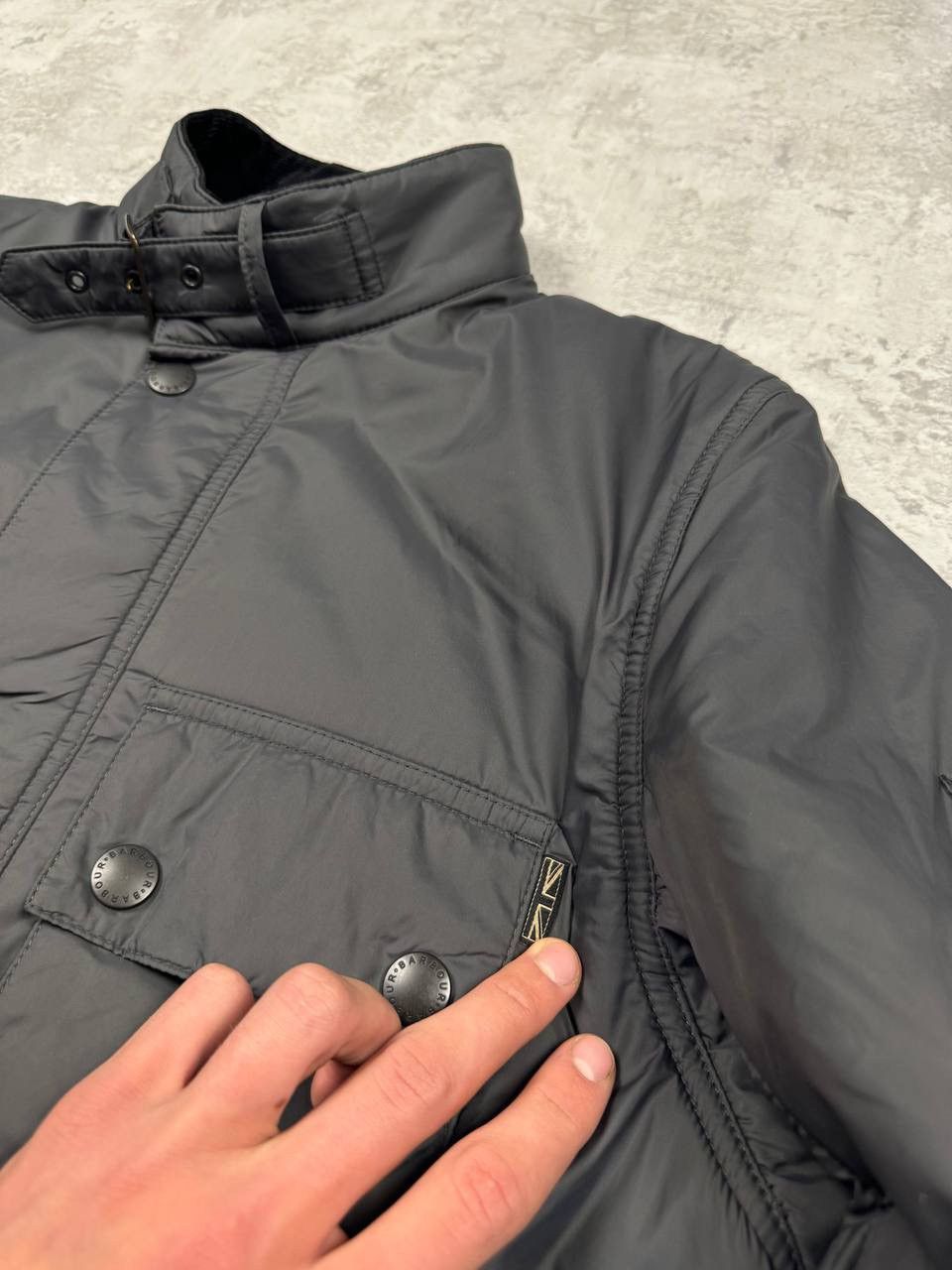 Barbour Barbour International Padded Gray Mens Jacket Size S Size US S / EU 44-46 / 1 - 8 Thumbnail
