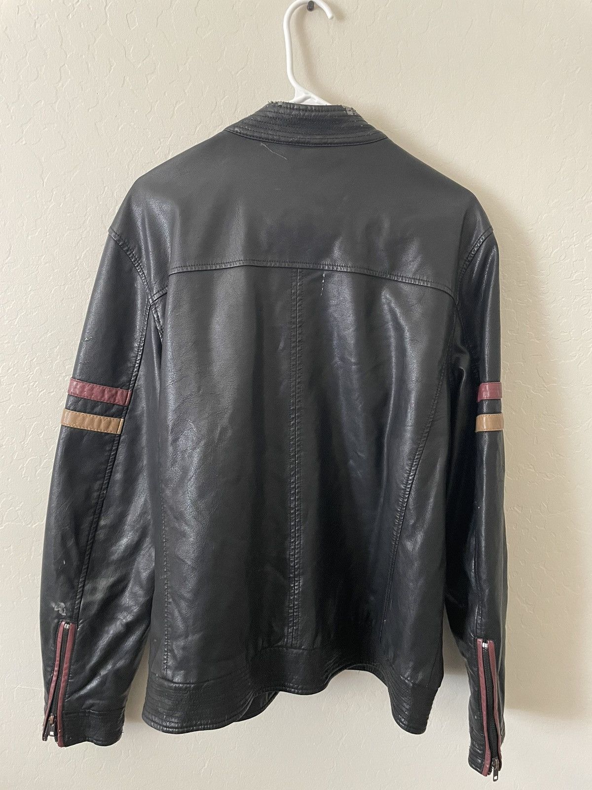 Wilsons Leather Leather Moto Jacket Size US L / EU 52-54 / 3 - 3 Thumbnail