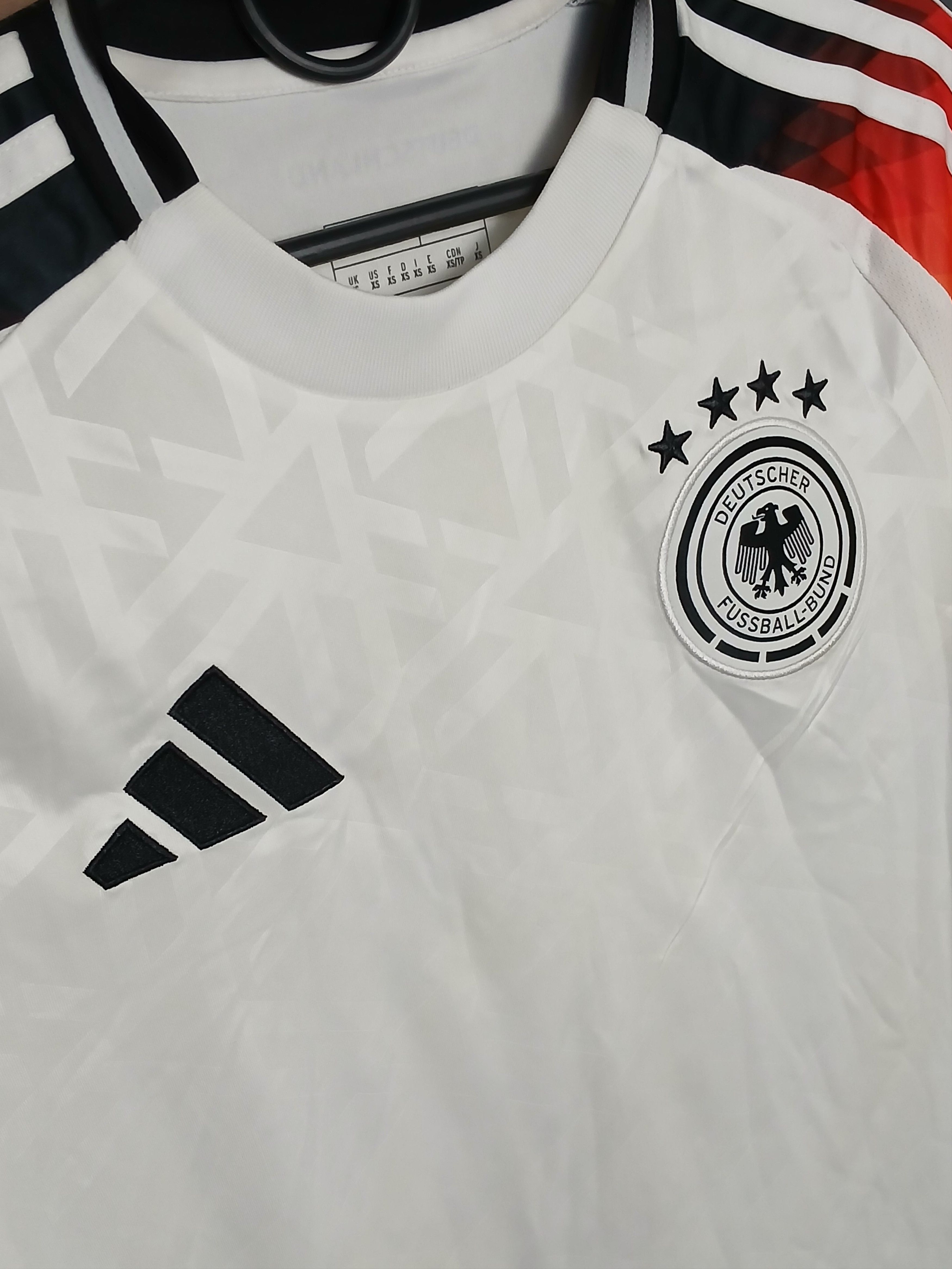 Adidas New Germany National Football Team 2024 Home Jersey Size US XS / EU 42 / 0 - 3 Thumbnail