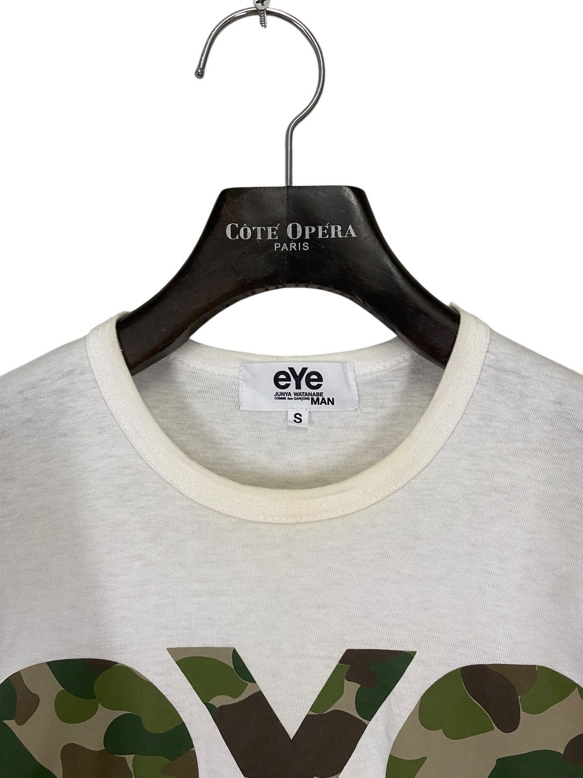 Comme des garcons x junya watanabe eye tshirt spell out