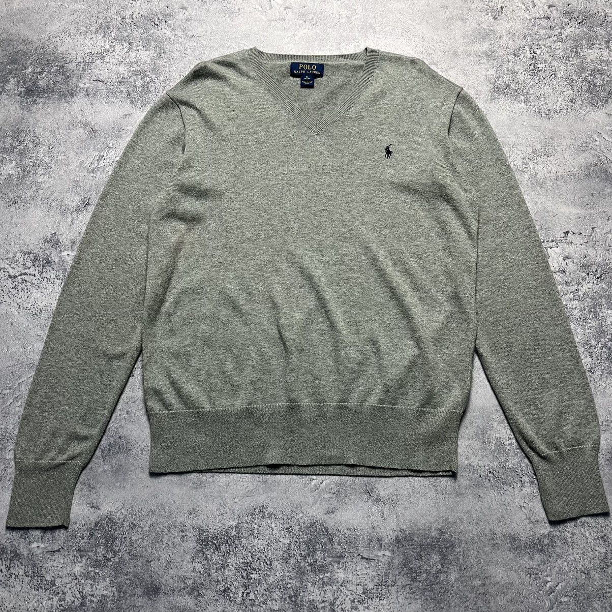 Polo Ralph Lauren Vintage Polo Ralph Lauren Gray Sweater Streetwear Designer Size US XL / EU 56 / 4 - 3 Thumbnail