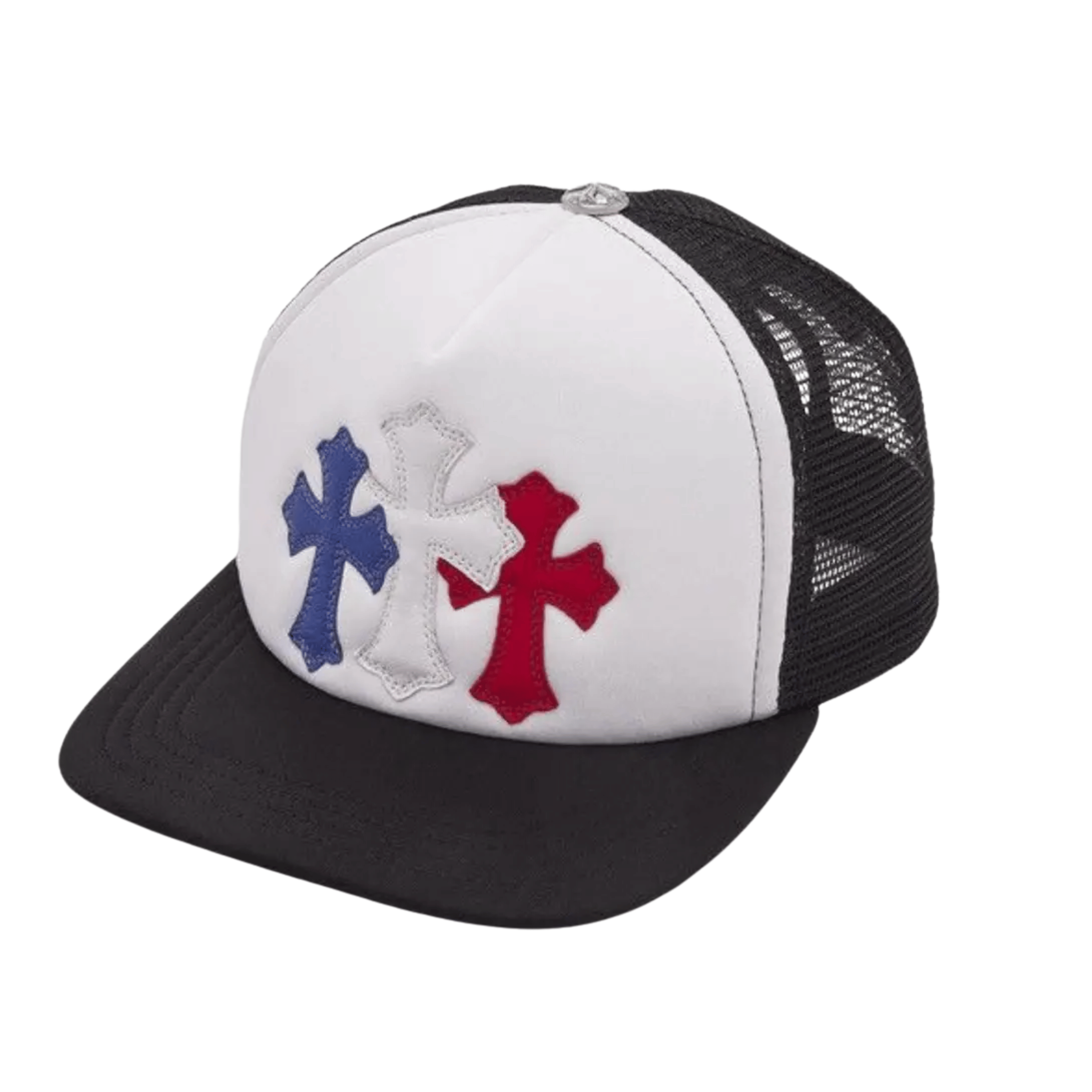Chrome Hearts CHROME HEARTS Trucker Hat Leather Cross Patches Size ONE SIZE - 4 Thumbnail