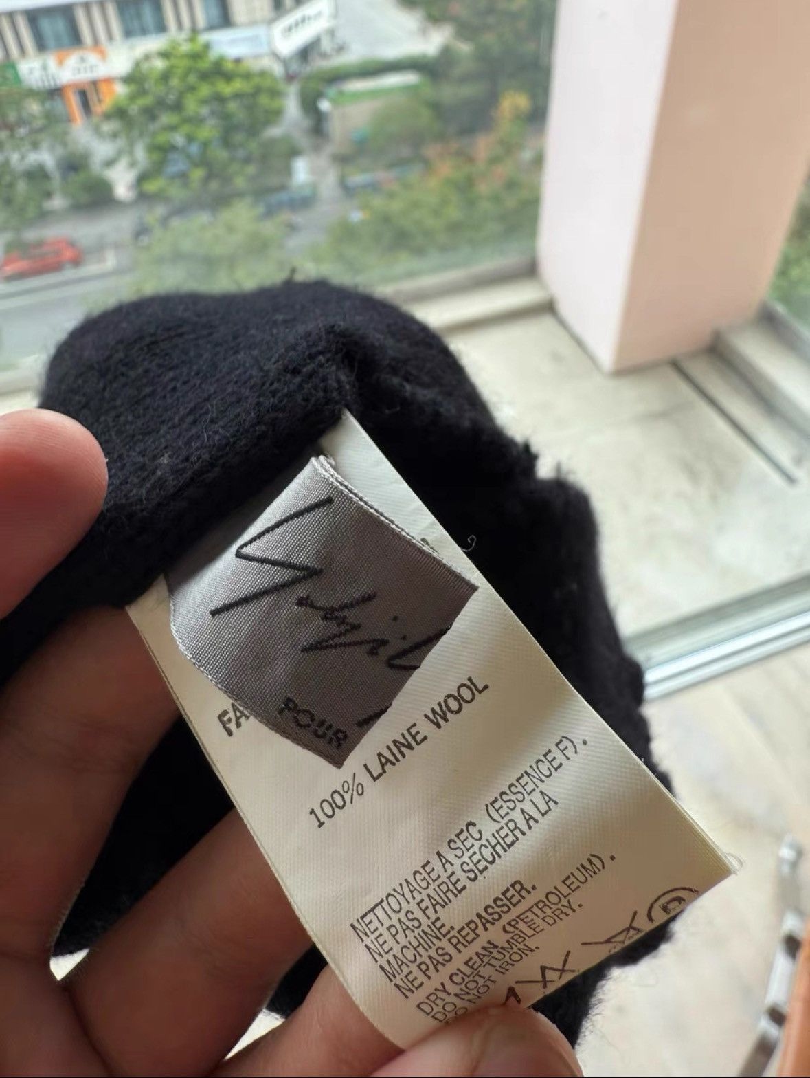 Yohji Yamamoto Yohji yamamoto pour homme Destroyed Beanie Size ONE SIZE - 4 Thumbnail