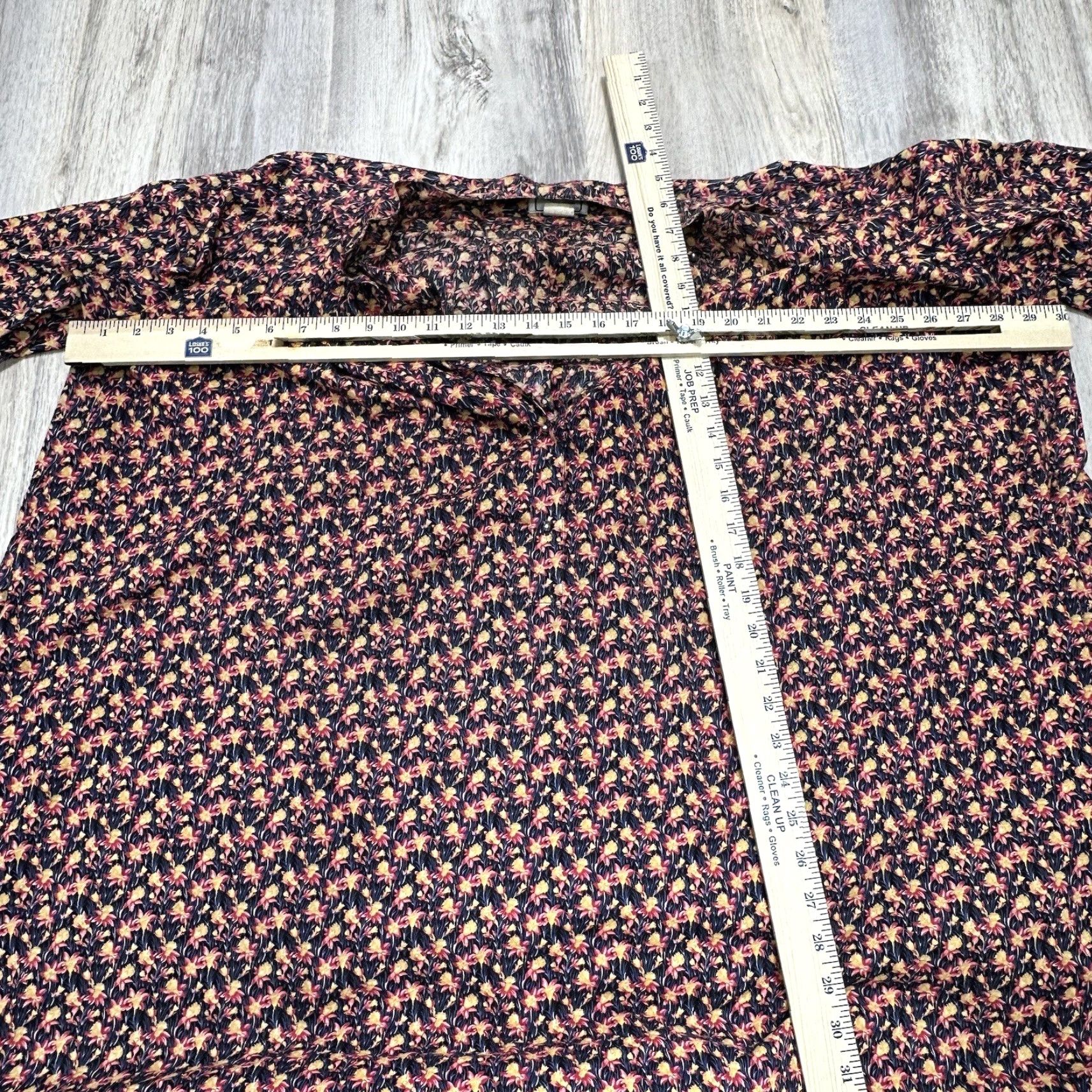 Vintage Vtg Bete Collection Honolulu Black Pink Floral Maxi Hawaiian Dress Geometric 4XL Size XXL / US 16-18 / IT 52-54 - 2 Thumbnail