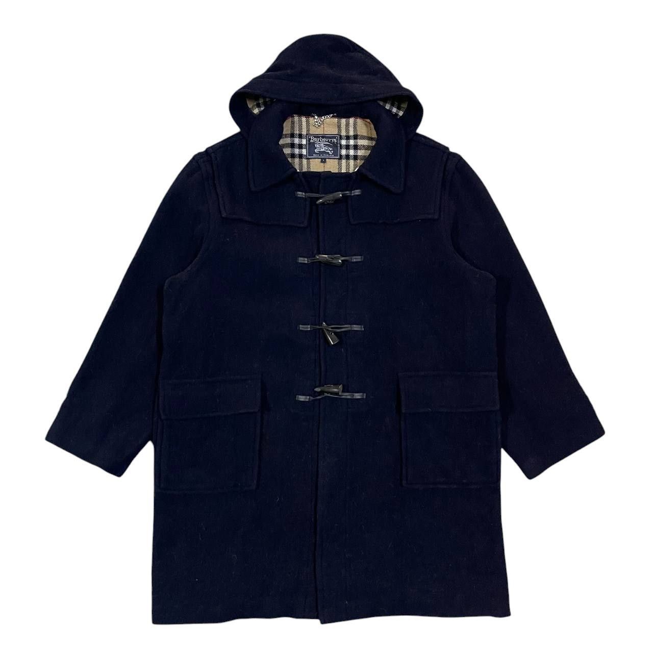 Burberry Vintage Burberry Nova Check Wool Duffle Coat Size US L / EU 52-54 / 3 - 2 Thumbnail