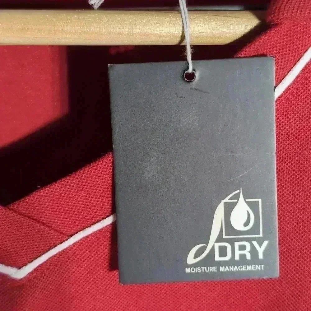 Dunbrooke Ladies Dunbrooke Red Golf Polo Shirt Dry Moisture Mgr Size XL / US 12-14 / IT 48-50 - 3 Thumbnail