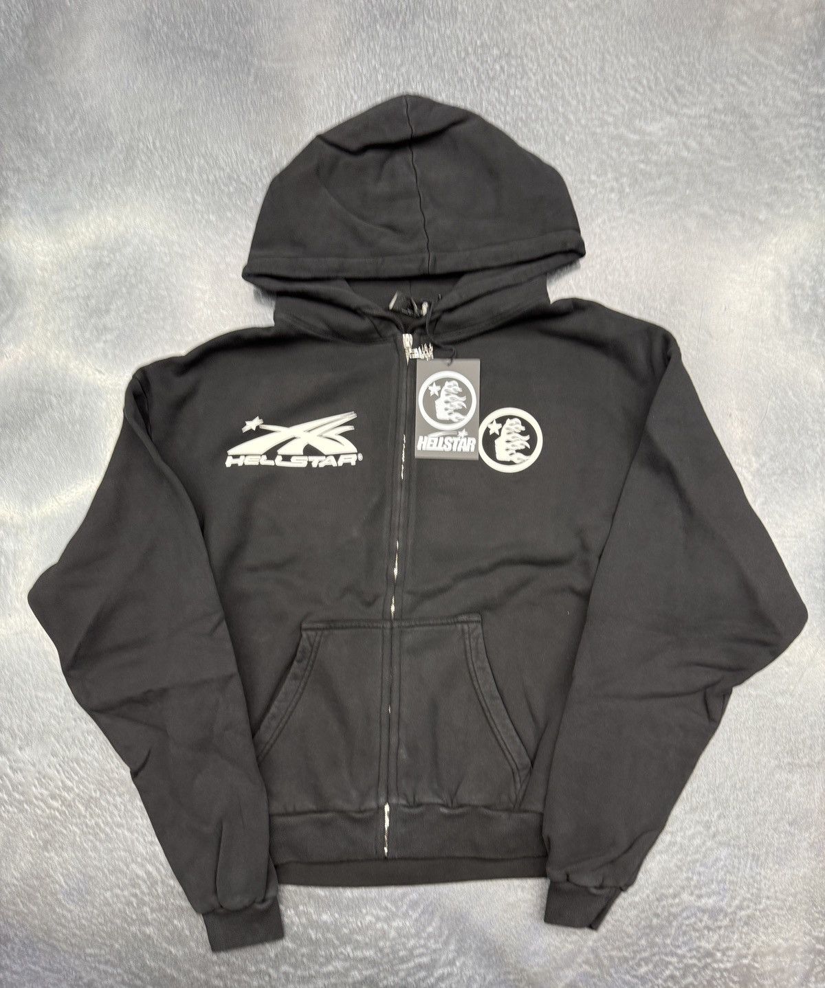HELLSTAR Hellstar Mirror Face Zip Up Hoodie Size US M / EU 48-50 / 2 - 1 Thumbnail