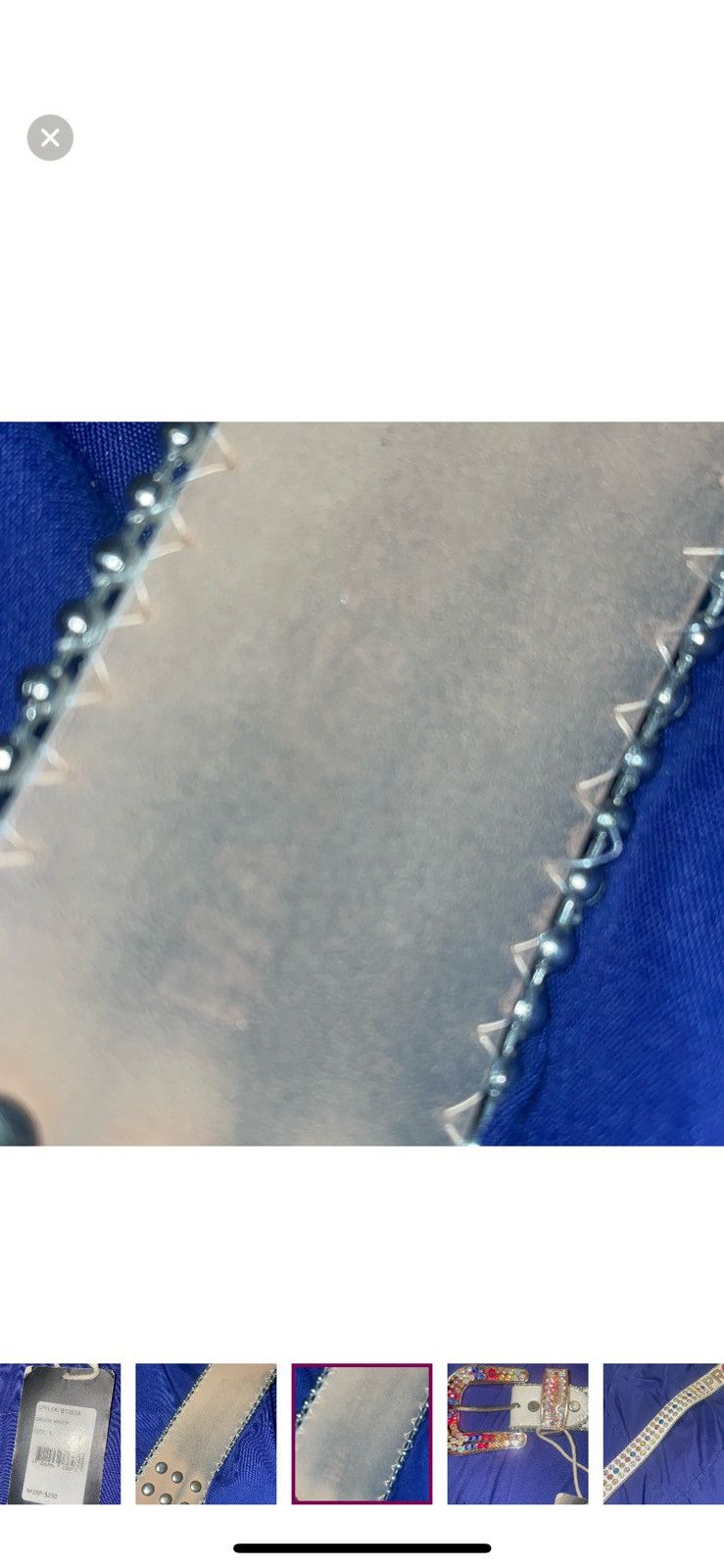 Designer Rhinestone Belt Size ONE SIZE - 4 Thumbnail