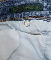 Ralph Lauren Y2K Ralph Lauren Light Wash Distressed Straight Jeans Size 31" - 8 Thumbnail