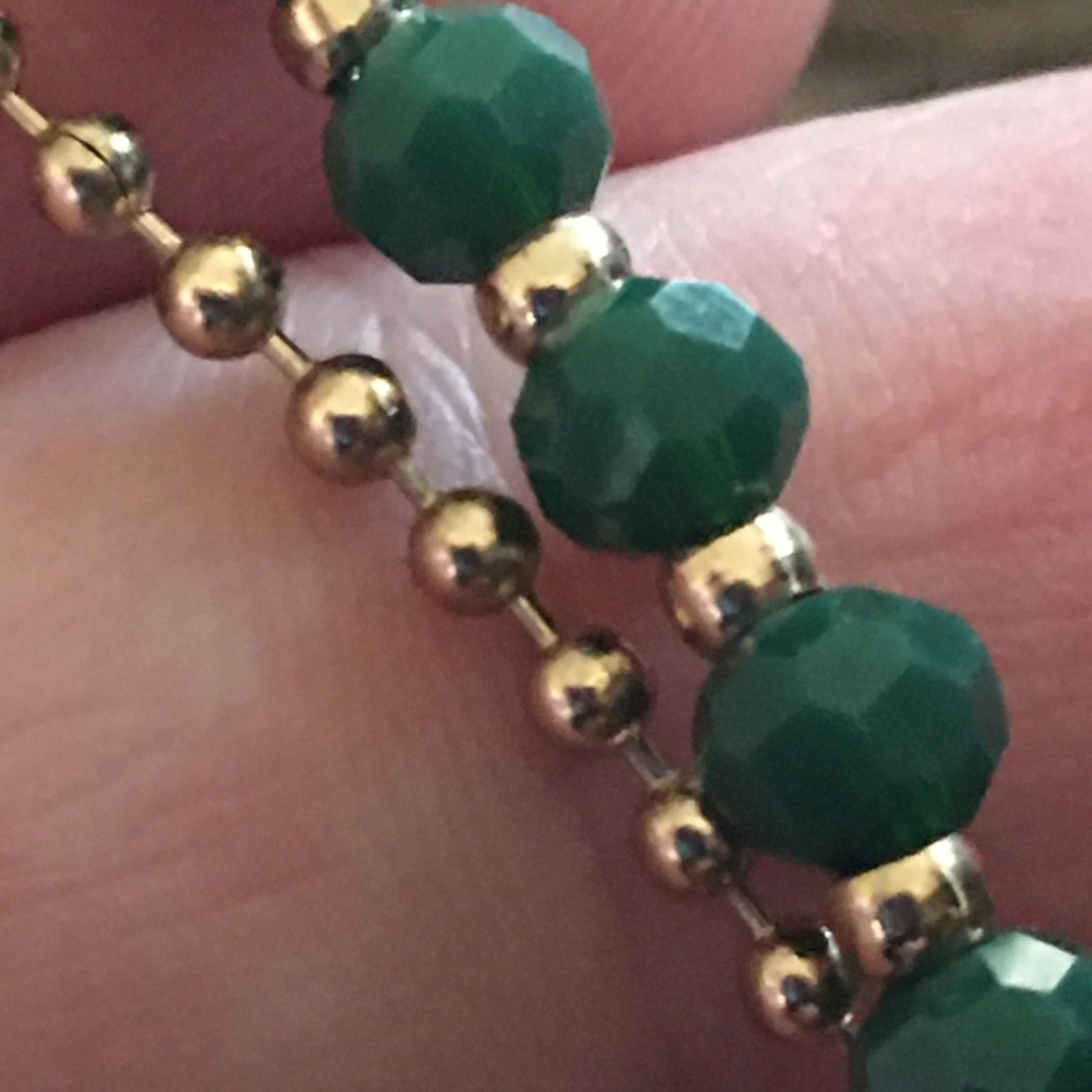 Jewelry Vintage Avon crystal four leaf clover bracelet Size ONE SIZE - 6 Thumbnail