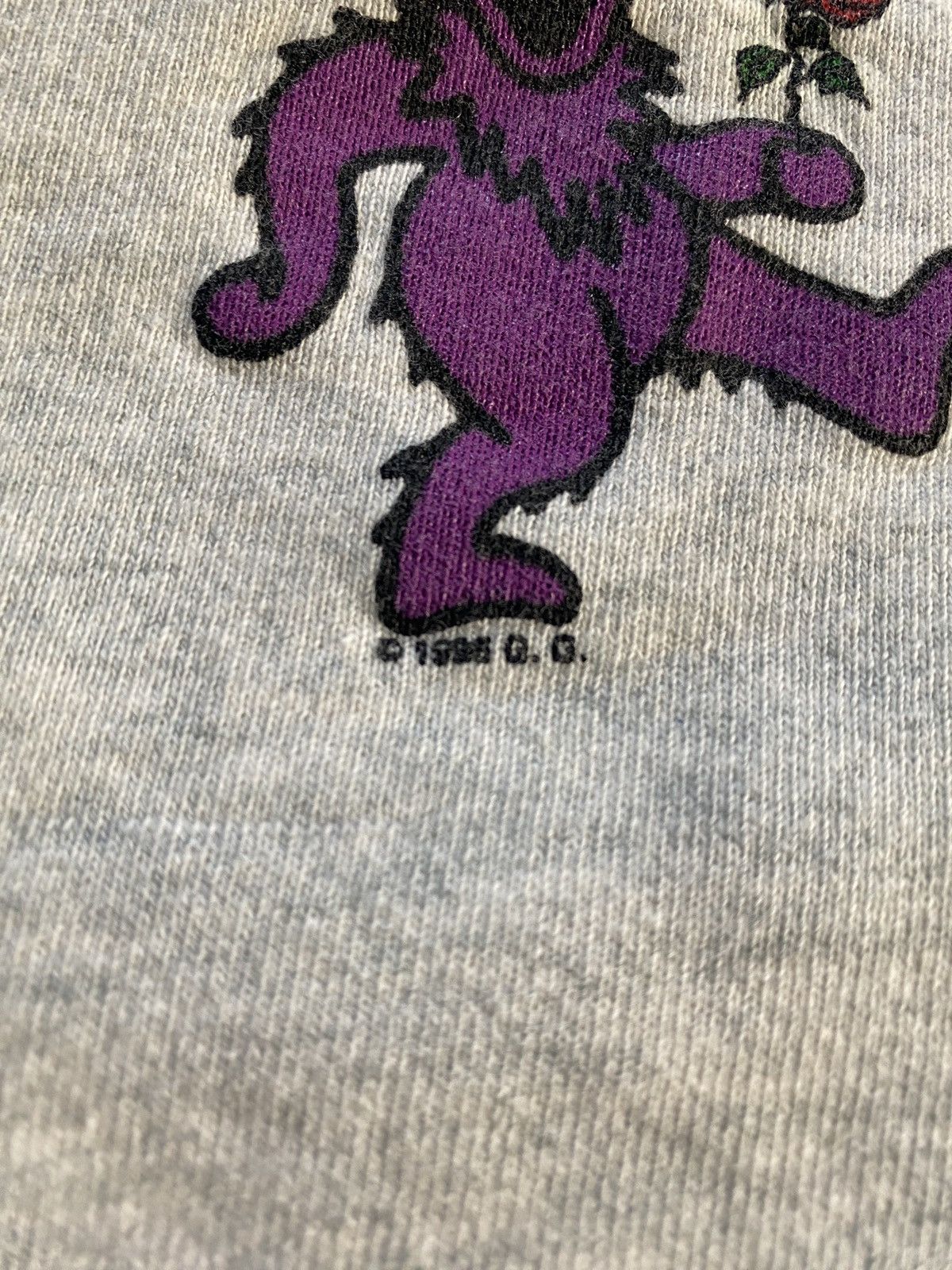 Grateful Dead Vintage ‘95 Grateful Dead Lightning Skull Bear Rose Crewneck Size US L / EU 52-54 / 3 - 4 Thumbnail