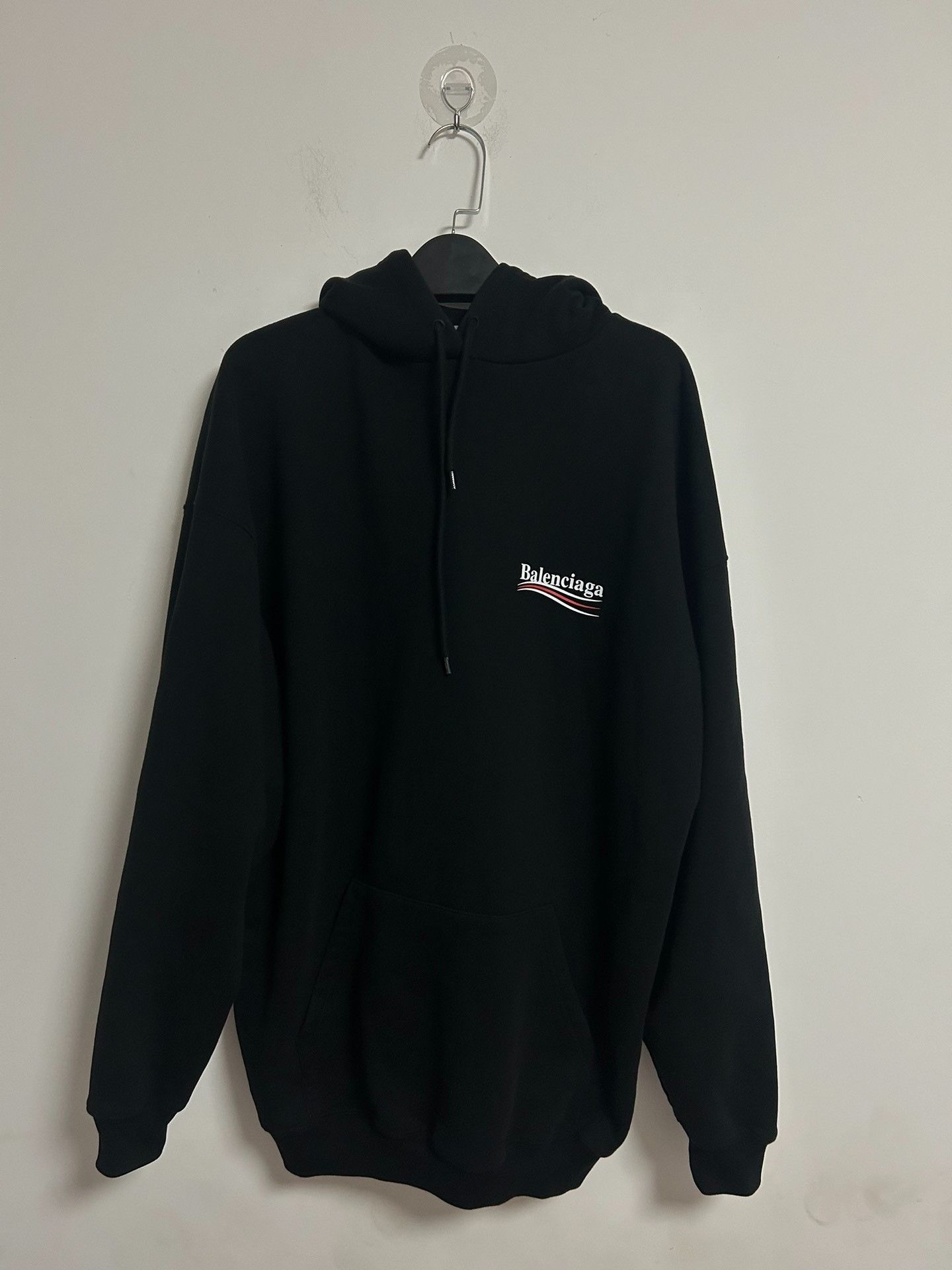 Balenciaga Balenciaga black cola hoodie 2501-Nextarrow Size US XS / EU 42 / 0 - 1 Thumbnail