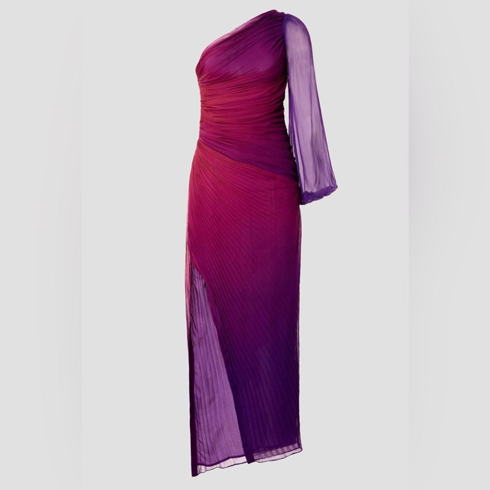 Rococo Sand Rococo Sand Size Small Pink & Purple Pleated Paige Long Gown Size S / US 4 / IT 40 - 5 Thumbnail