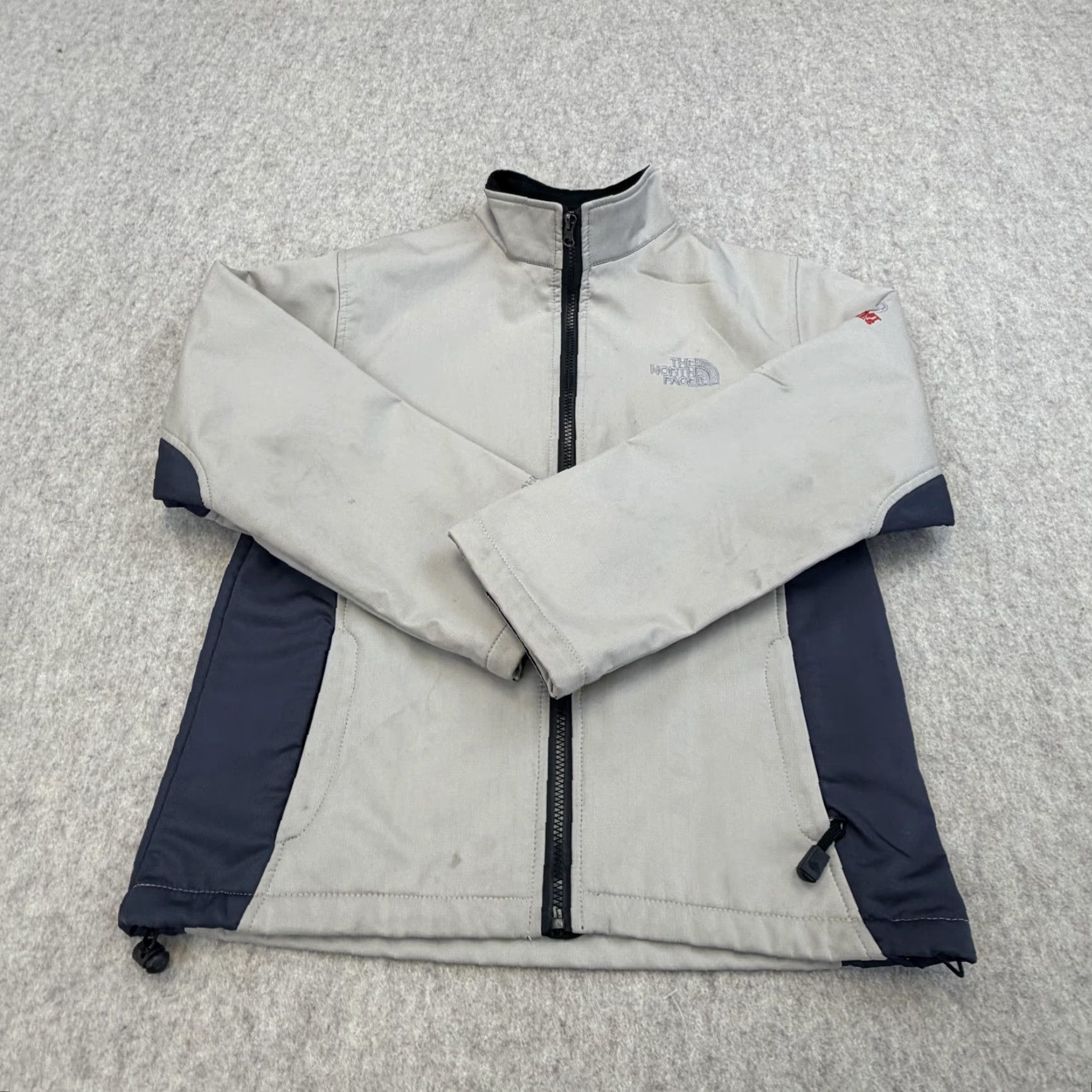 The North Face The North Face Summit Series Jacket Mens M Gray Full Zip Softshell Wind-Resistant Water Resistant Pockets Lined Fleece Size US M / EU 48-50 / 2 - 2 Thumbnail