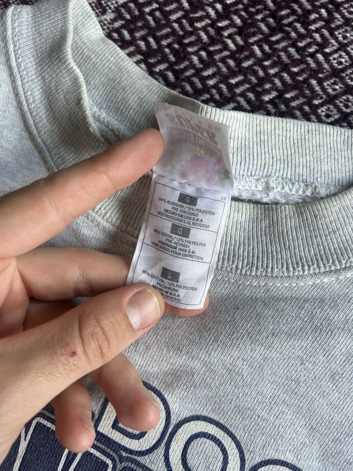 Fruit Of The Loom × Vintage Vintage Crewneck Heavy Sweatshirt FOTL Made In USA Size L-XL Size US L / EU 52-54 / 3 - 11 Thumbnail