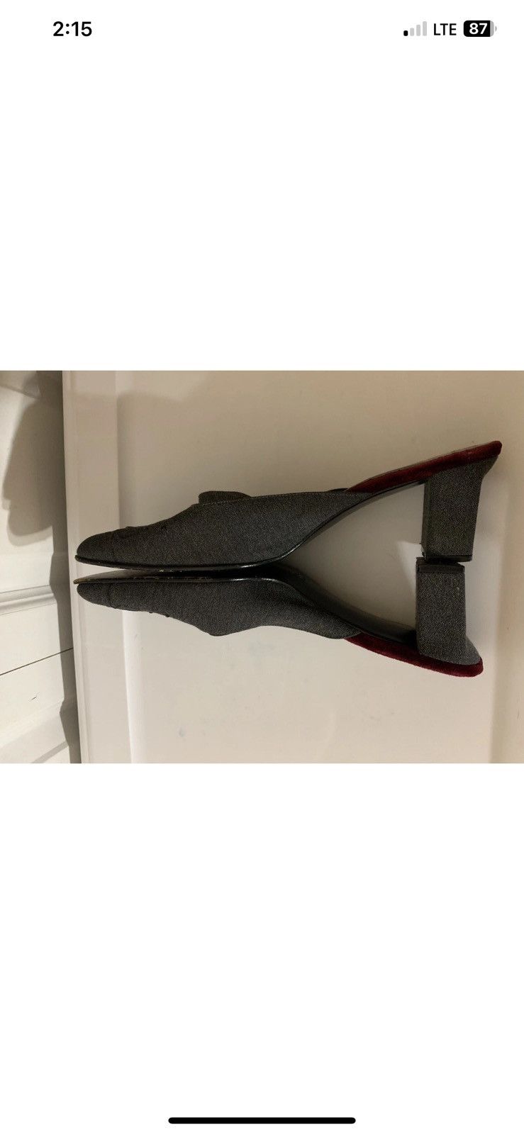 Other ENZO ANGIOLINI Women 9M Black Leather Heel Pump Loafer Shoe Size US 9 / IT 39 - 7 Thumbnail