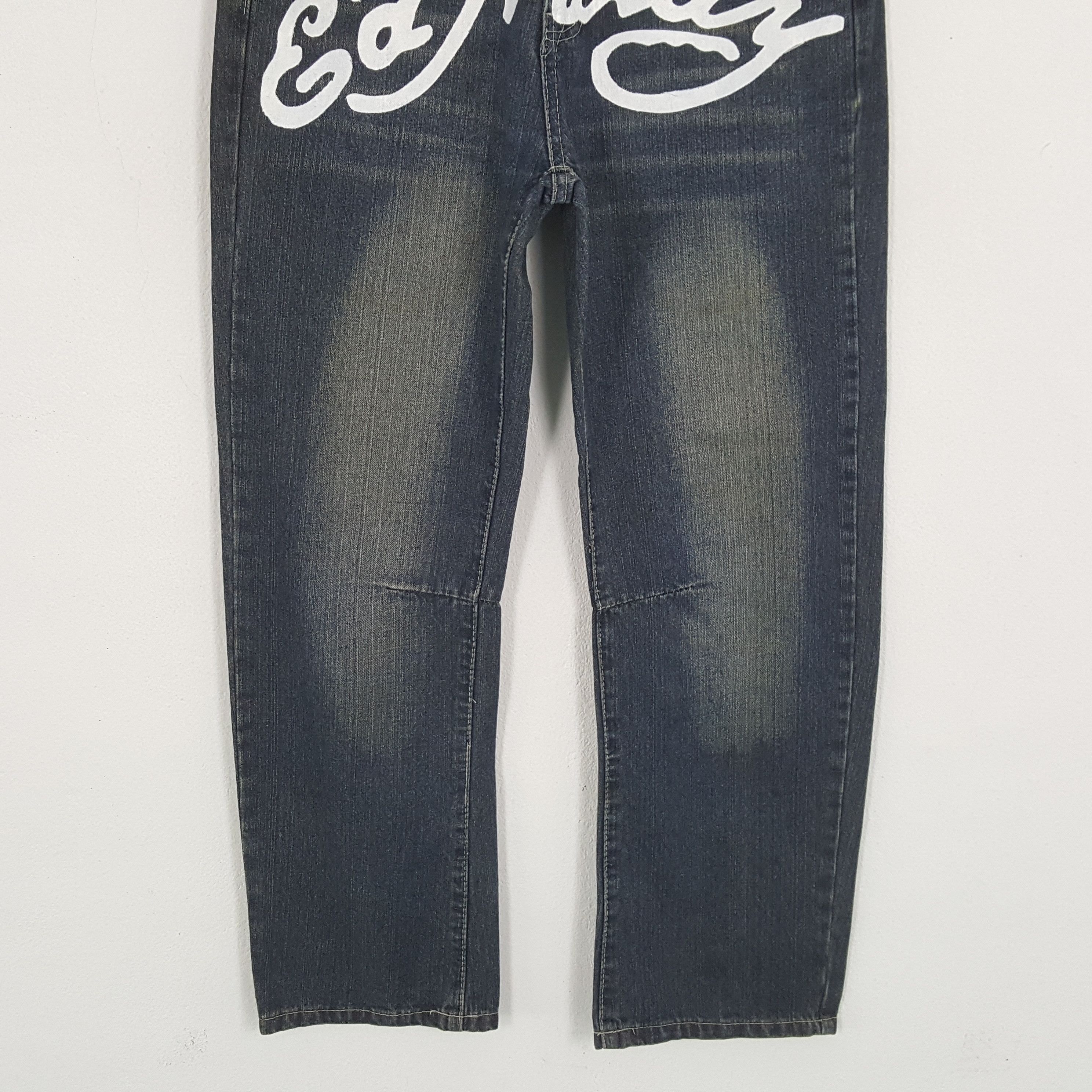 Christian Audigier × Ed Hardy × Vintage Vintage ED HARDY by CHRISTIAN AUDIGIER Fashion Designer Jean Size US 30 / EU 46 - 3 Thumbnail