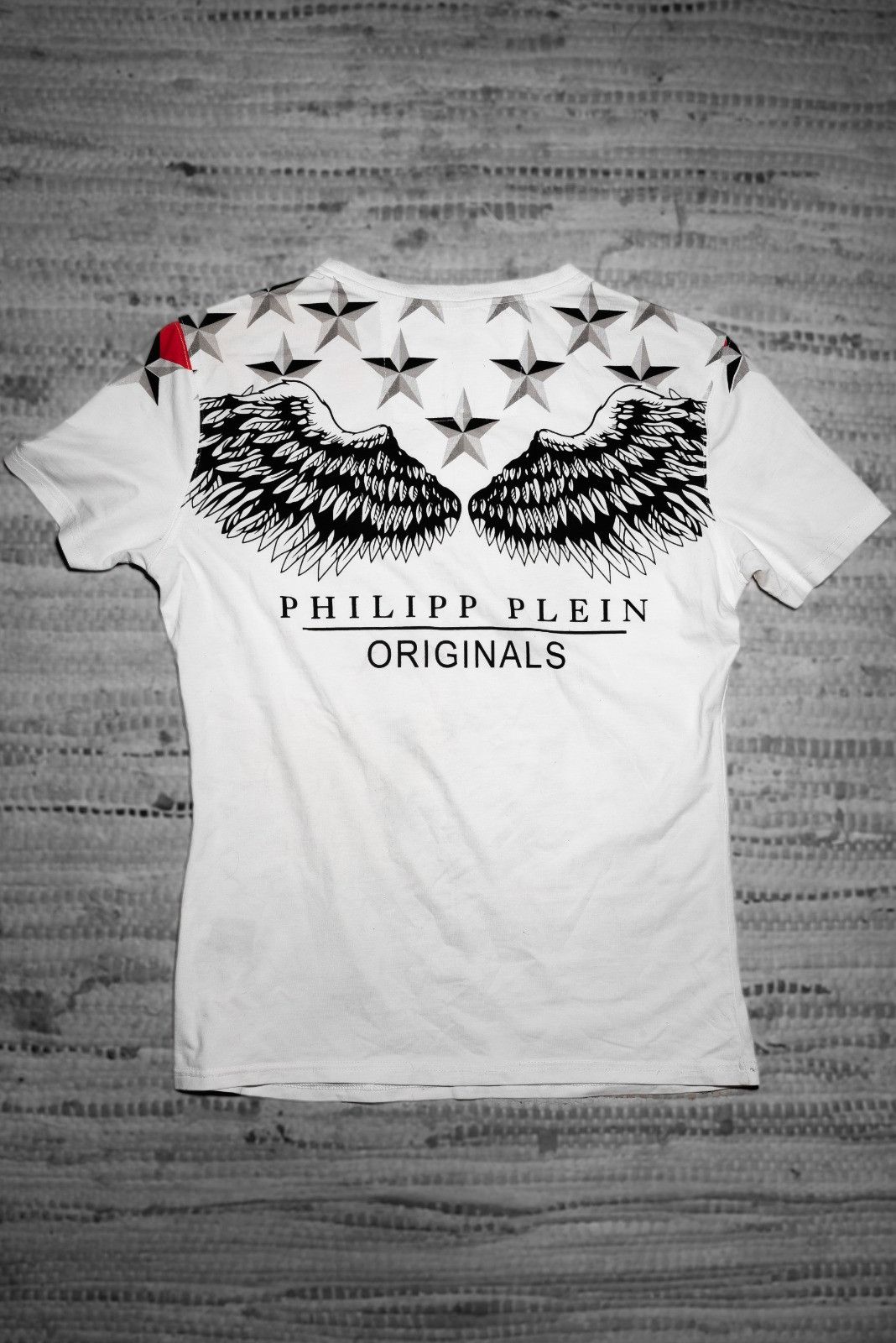 Philipp Plein Philipp Plein Skull & Wings Red Stars T-Shirt – Size M Size US M / EU 48-50 / 2 - 2 Thumbnail