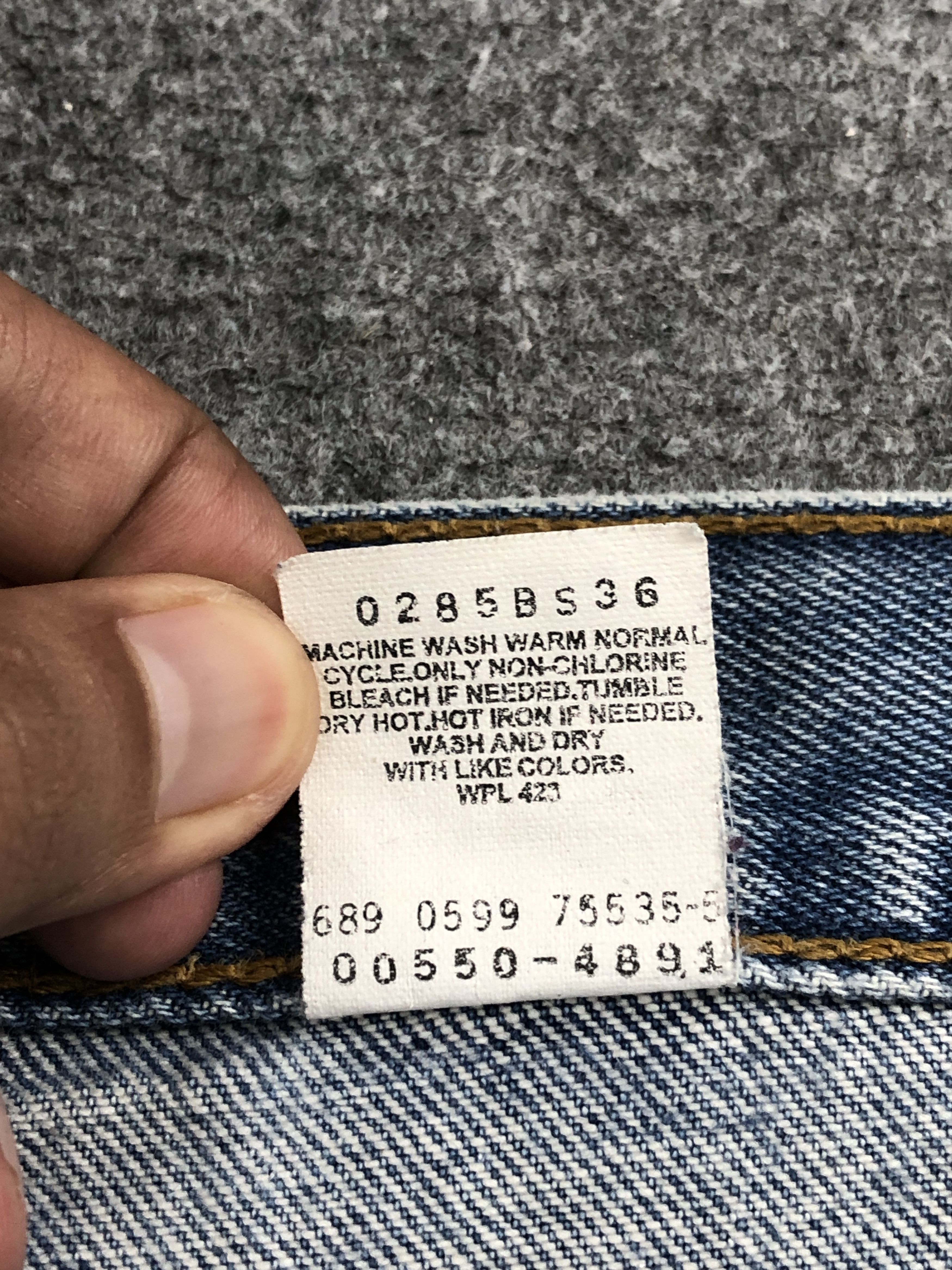 Levi's × Vintage 90s Vintage Levis 550 Light Washed Jeans DP2450 Size US 36 / EU 52 - 8 Thumbnail