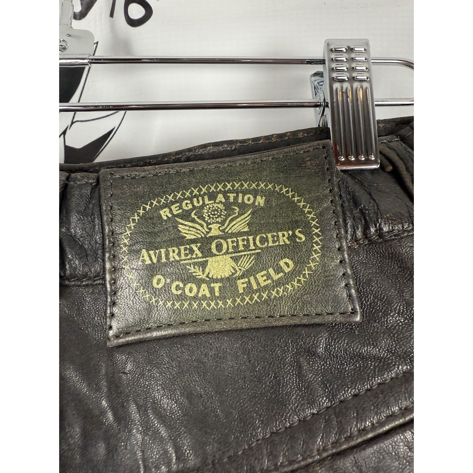 Avirex Women’s Vintage AVIREX Leather Skirt Size Small 1987 Size 24" / US 00 / IT 34 - 8 Thumbnail