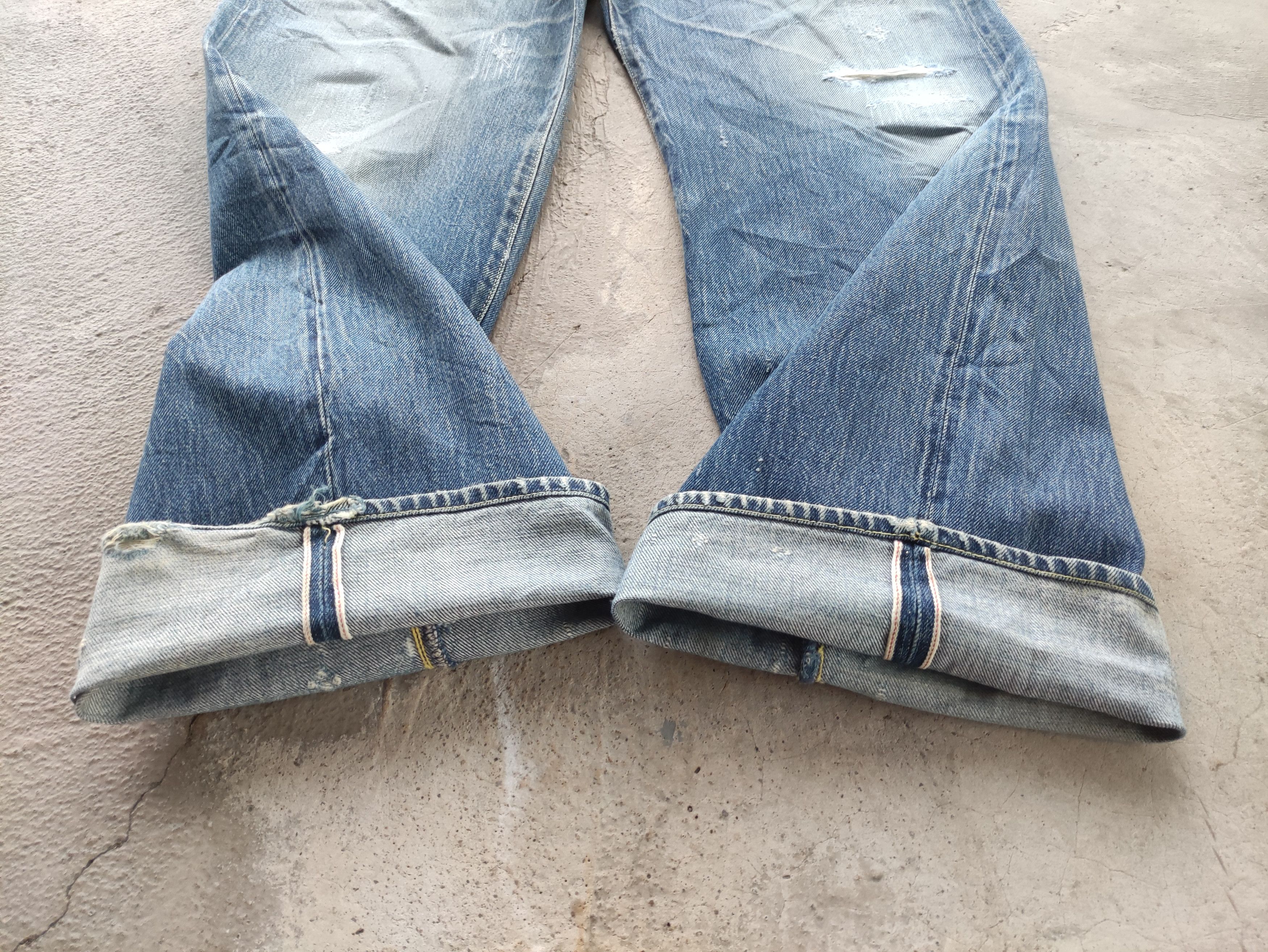Studio D'Artisan Vintage Studio D Artisan Button Baggy Selvedge Distressed Size US 34 / EU 50 - 14 Thumbnail
