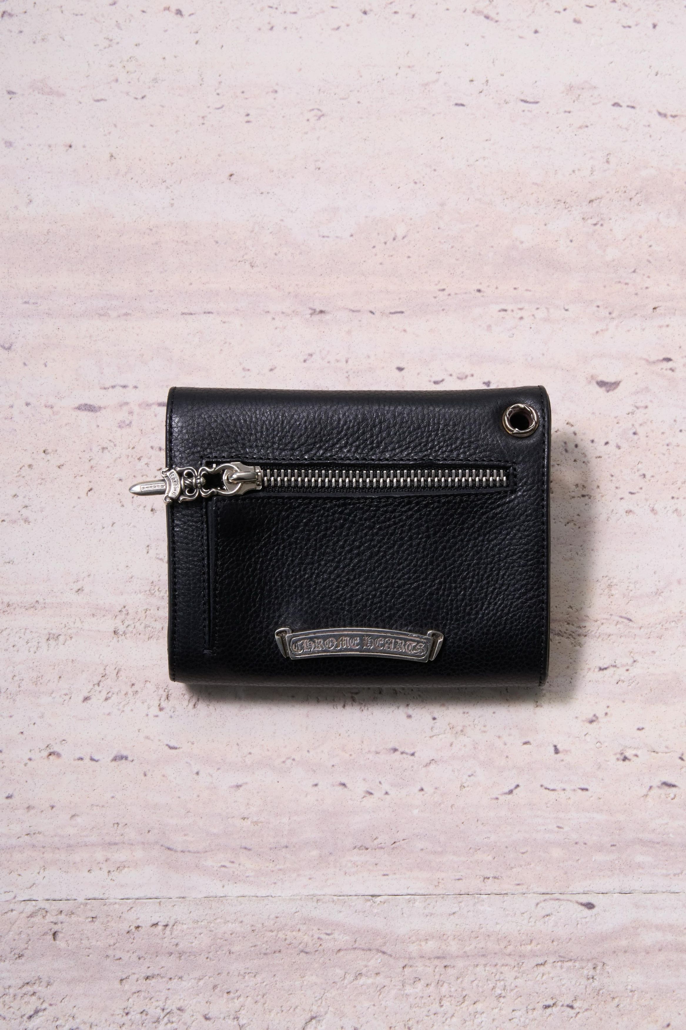 Chrome Hearts Chrome Hearts Wave mini black wallet Size ONE SIZE - 4 Thumbnail