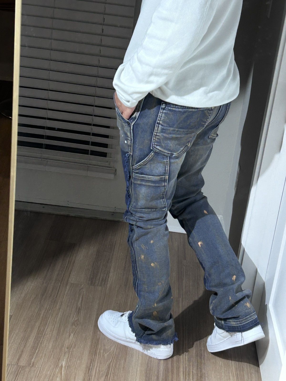 Japanese Brand × Rock Revival × Rockstar Games Rockstar Denim Jeans us 32 new Size US 32 / EU 48 - 2 Thumbnail