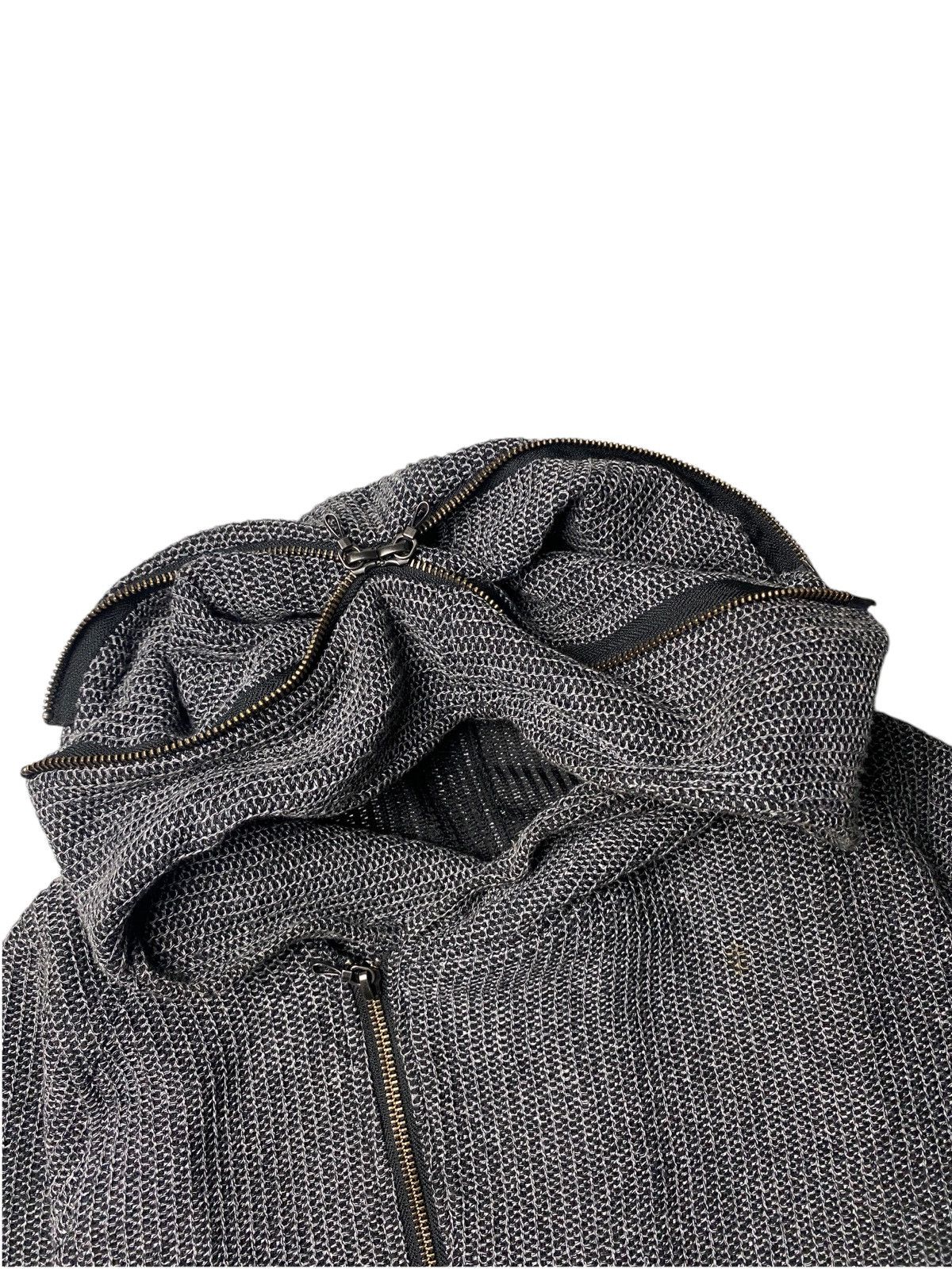 If Six Was Nine 2000's Fuga Asymetric Wool Zip Hoodie Size US M / EU 48-50 / 2 - 8 Thumbnail