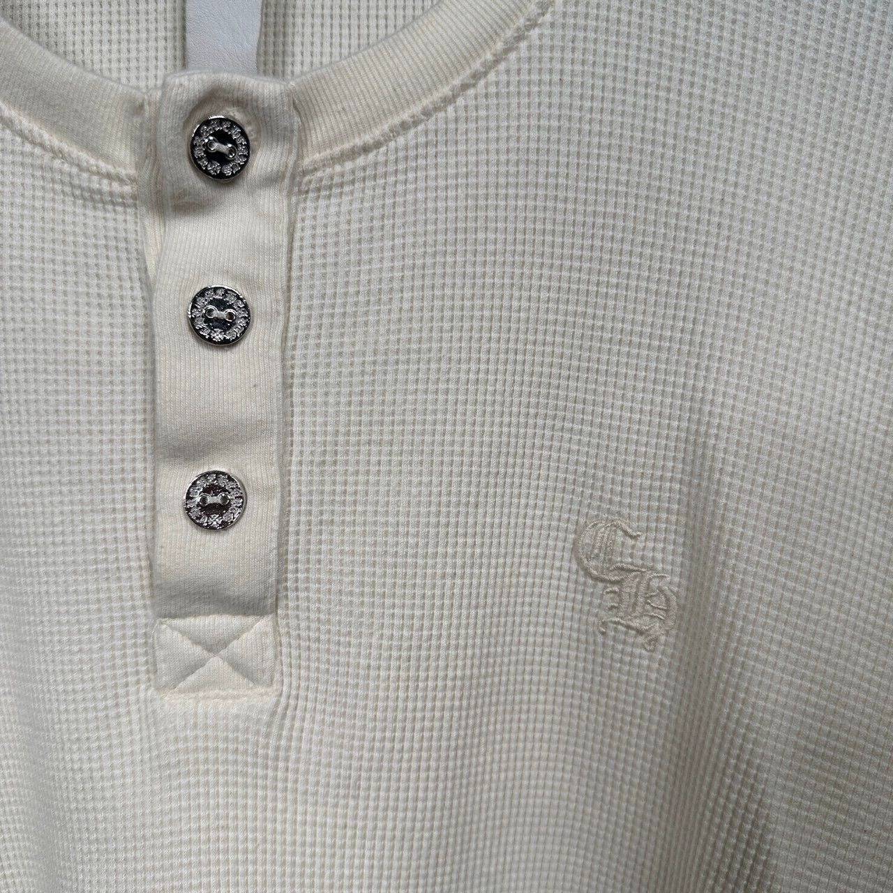 Chrome Hearts chrome hearts cream waffle long sleeve sweatshirt Size US XXL / EU 58 / 5 - 3 Thumbnail