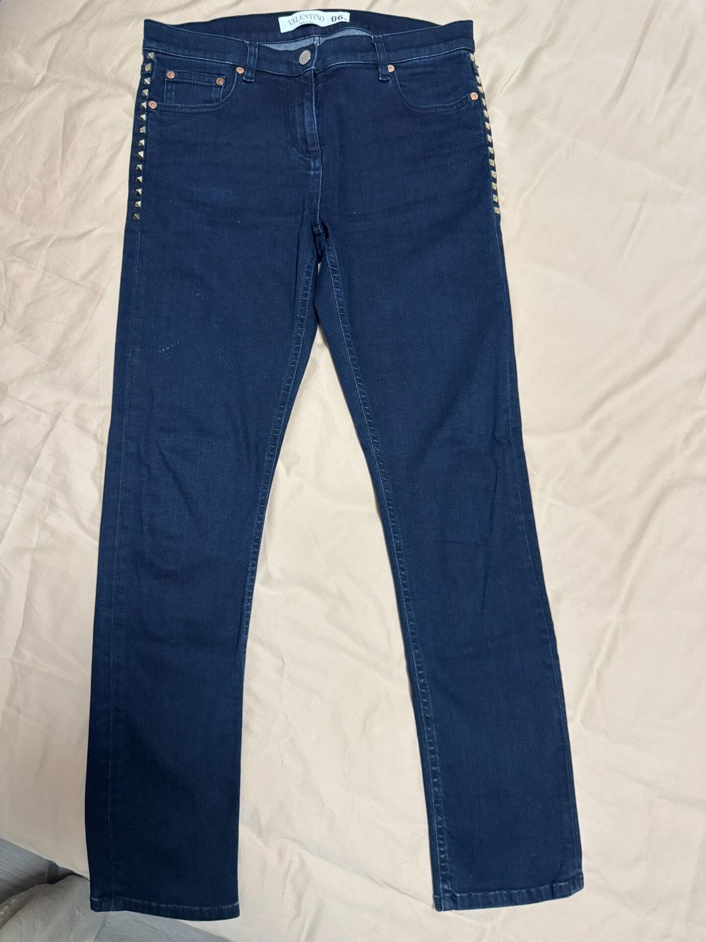 Valentino Valentino Women's Studded Denim Jeans Size US 28 / EU 44 - 1 Thumbnail