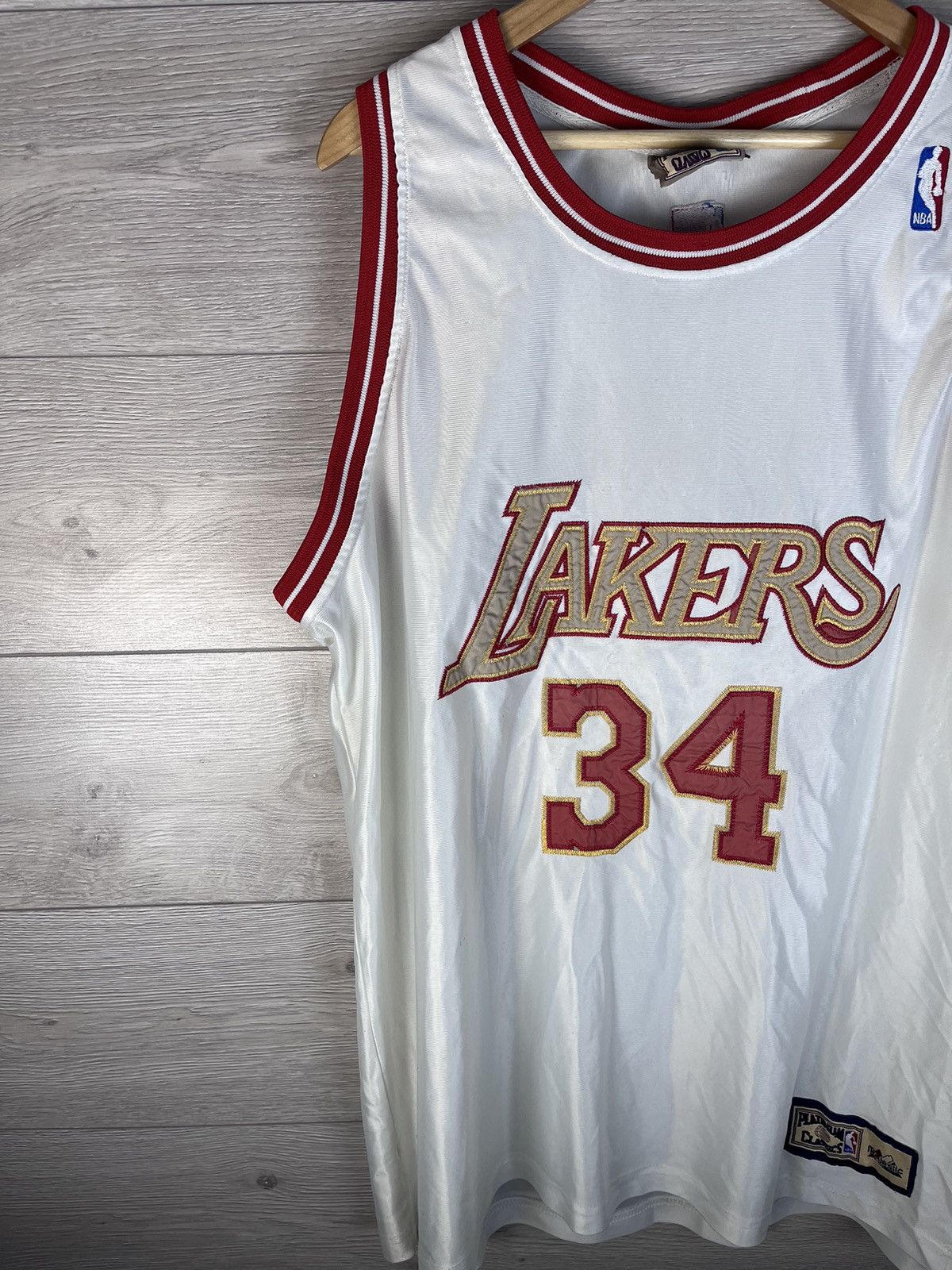 Champion MENS SHIRT NBA LAKERS #34 O’NEAL VINTAGE SIZE XL USA Size US XL / EU 56 / 4 - 4 Thumbnail