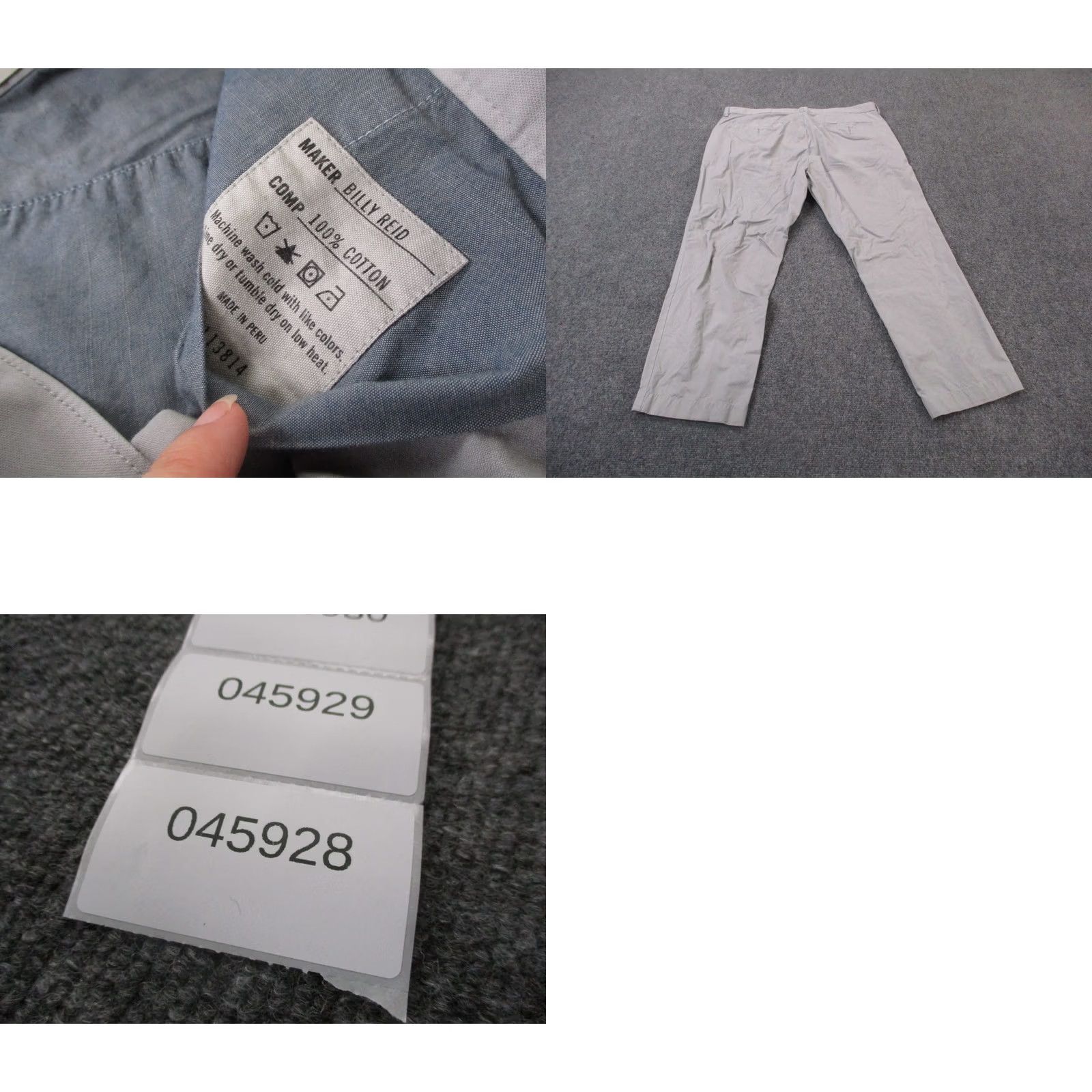 Billy Reid Billy Reid Pants Mens 36 Gray Chino Leonard Preppy Straight Leg Business Classic Shirt Trousers Mens Size US 36 / EU 52 - 8 Thumbnail