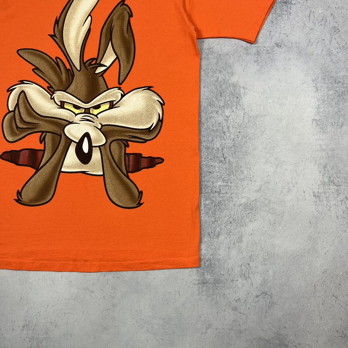 Warner Bros Vintage Wile E Coyote cartoon humor tee 1998 Size US S / EU 44-46 / 1 - 6 Thumbnail