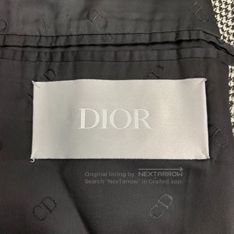 Dior Dior Gray checkered wool lapel lapel belt coat Size US S / EU 44-46 / 1 - 7 Thumbnail