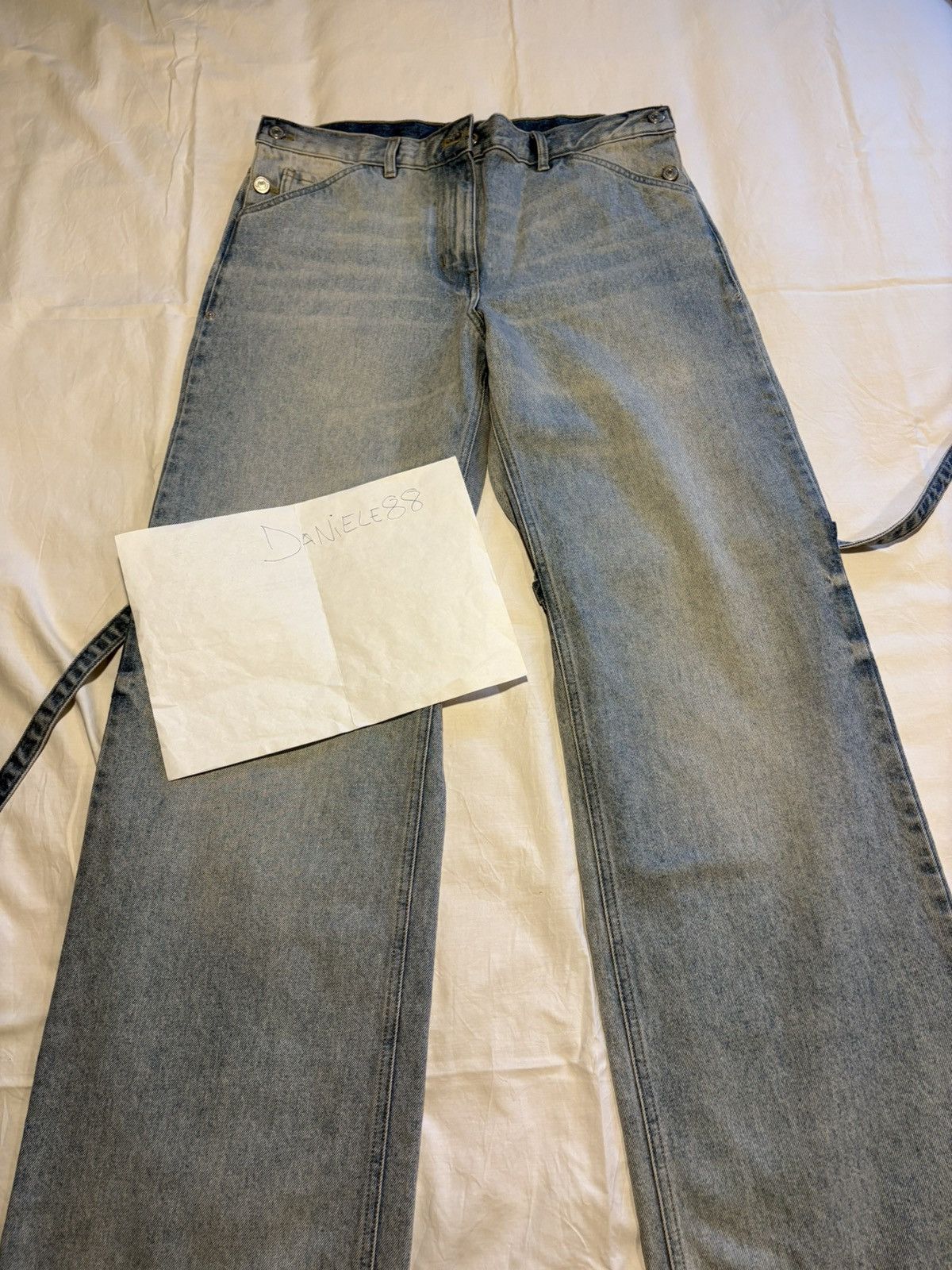 Courreges Courreges bondage details denim pants. Size US 29 - 8 Thumbnail
