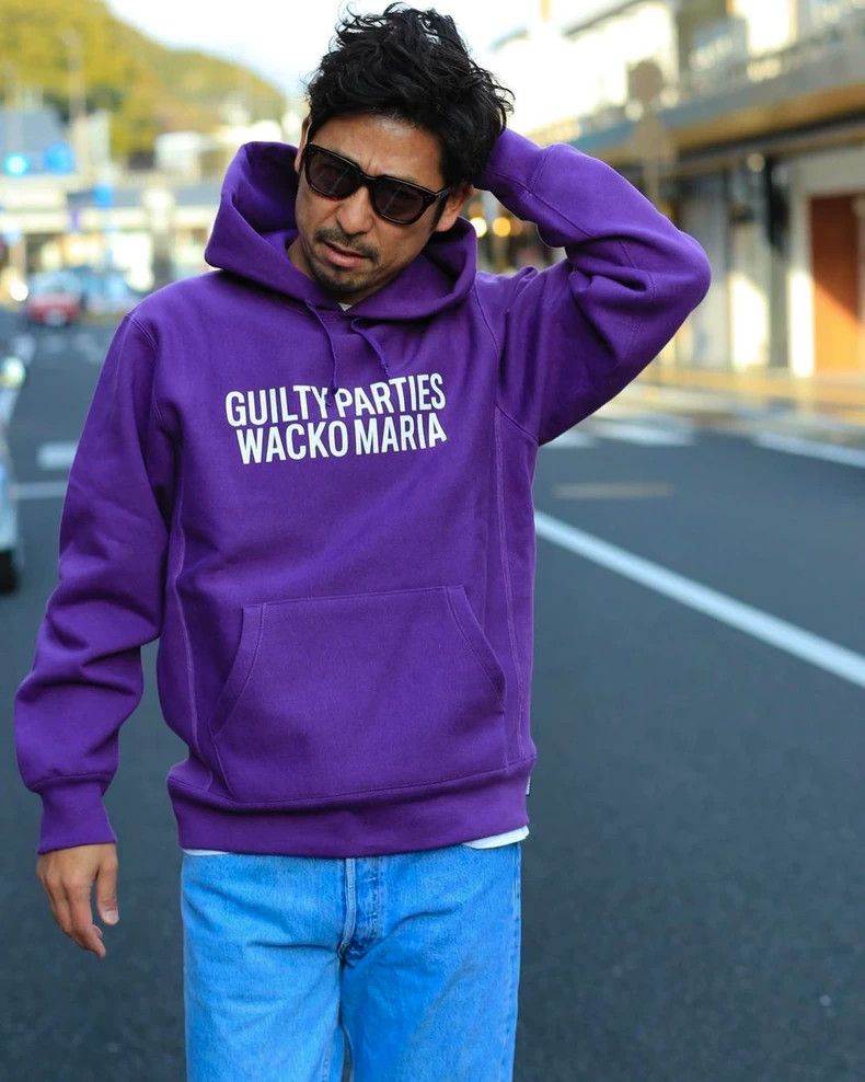 Wacko Maria WACKO MARIA Heavy Cotton Hooded Sweatshirt with Fleece Lin Size US L / EU 52-54 / 3 - 1 Thumbnail