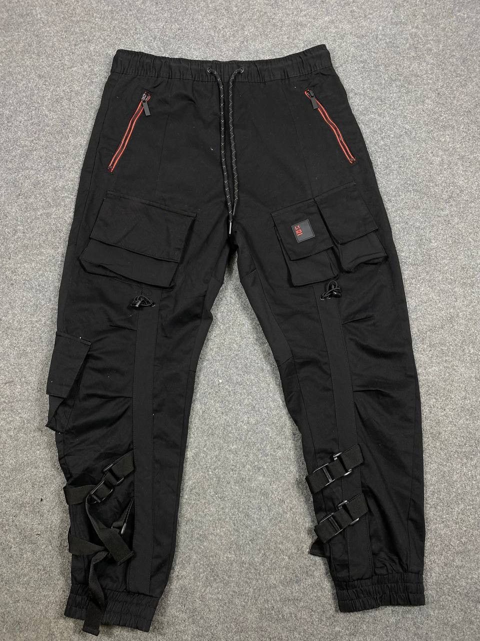 Bershka bershka japanese brand bondage style cargo pants Size US 34 / EU 50 - 6 Thumbnail