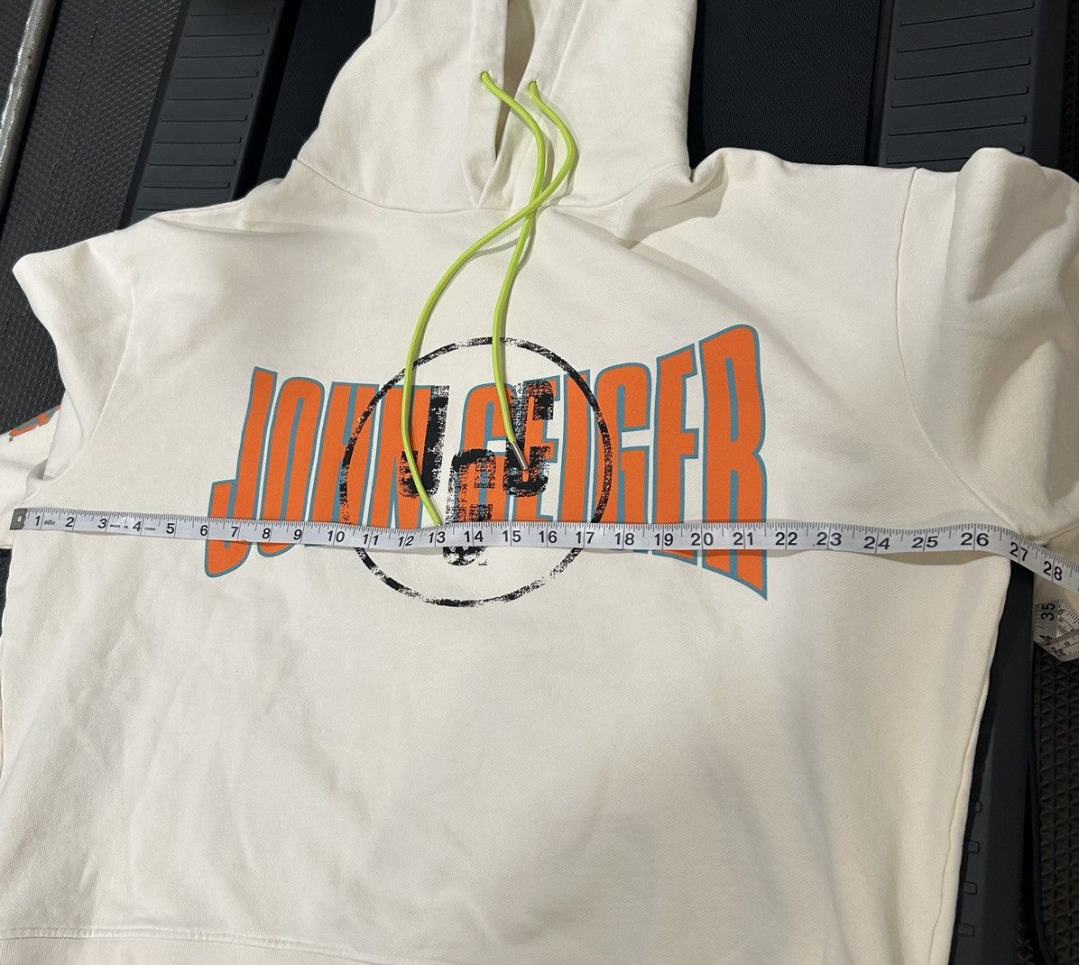 John Geiger John Geiger hoodie USA white rare just don nike style Size US XL / EU 56 / 4 - 7 Thumbnail