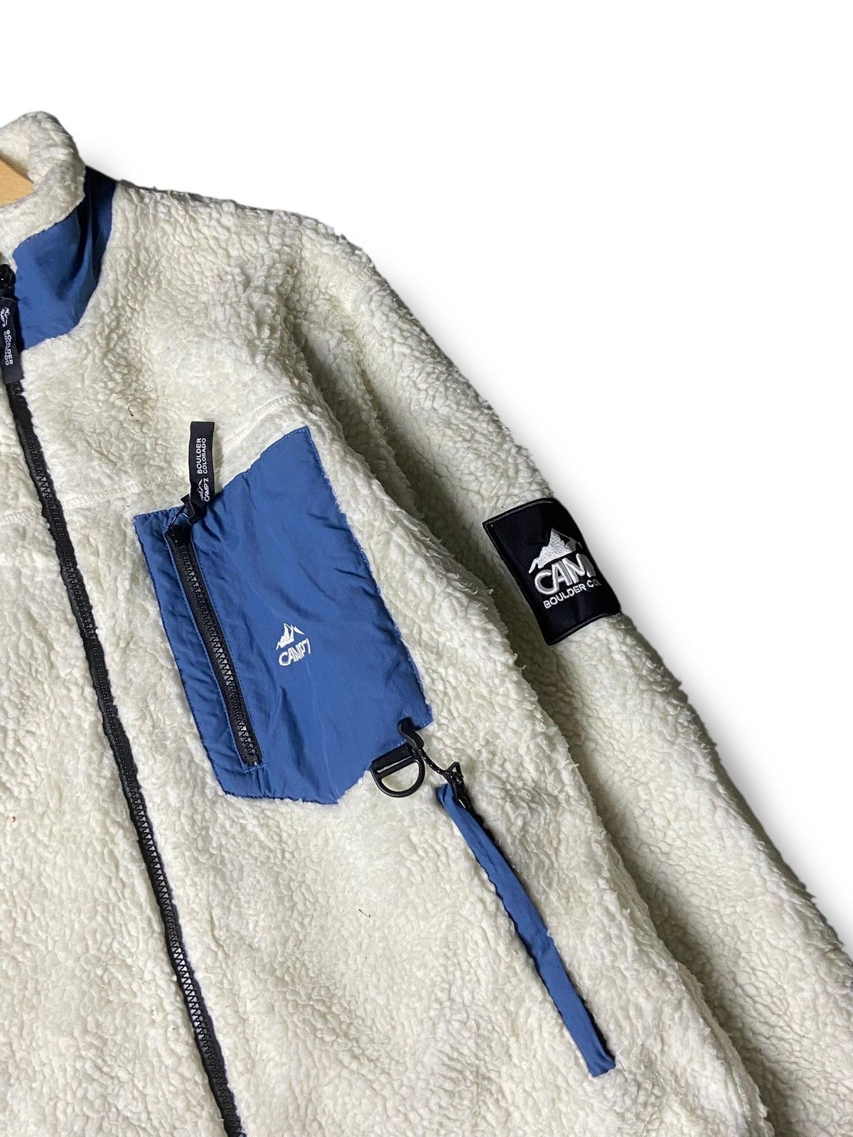 Japanese Brand Camp7 Sherpa Fleece Outdoor Jacket (160) Size US M / EU 48-50 / 2 - 3 Thumbnail
