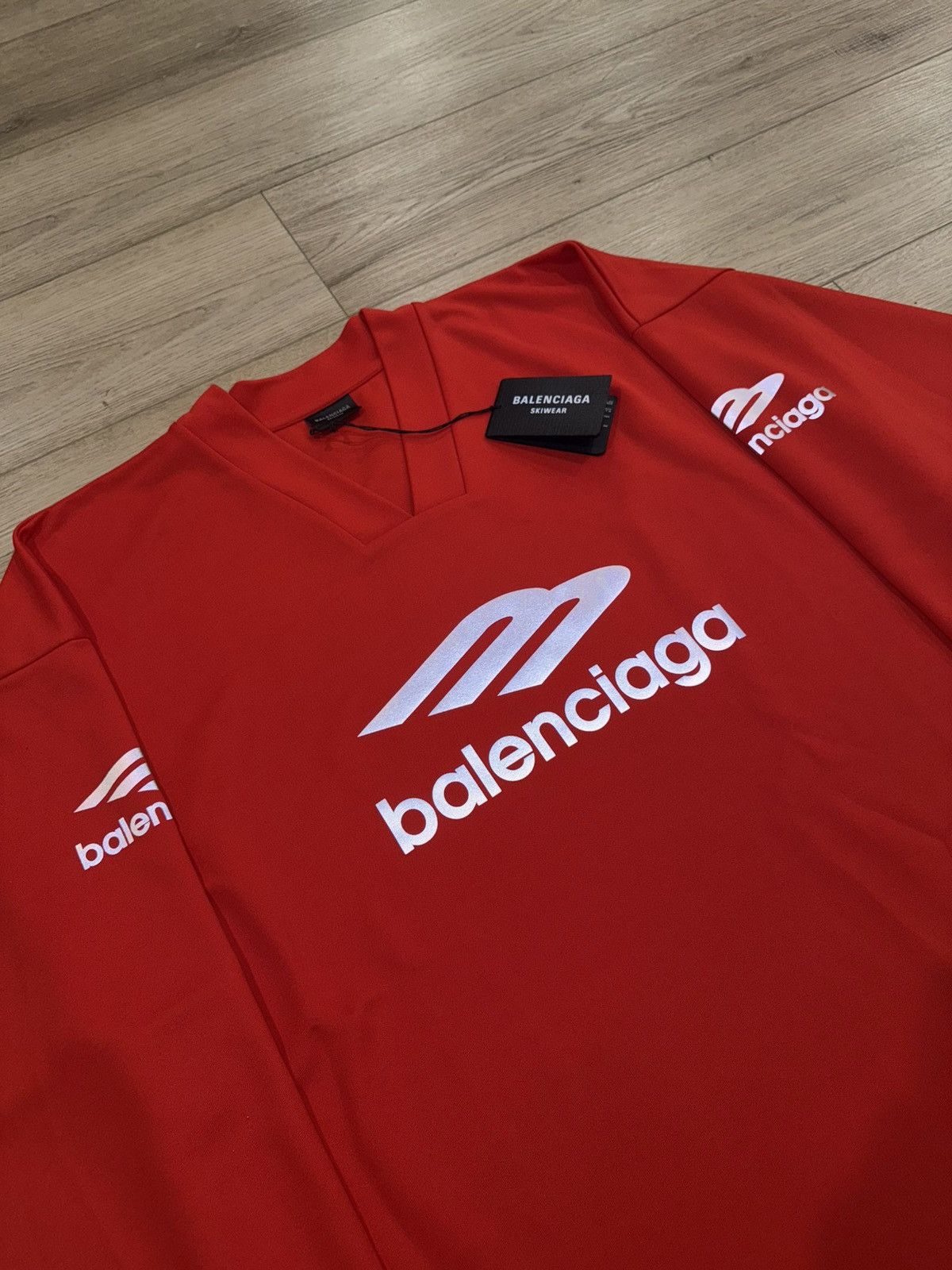 Balenciaga Balenciaga Ski Wear Hockey Jersey Size US XXS / EU 40 - 1 Thumbnail
