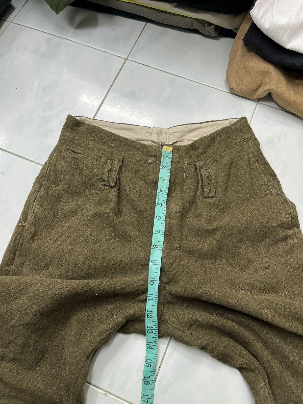 Vintage 🔥🔥🔥STEALS VTG JAPAN MILITARY WOOL PANTS Size US 29 - 15 Thumbnail