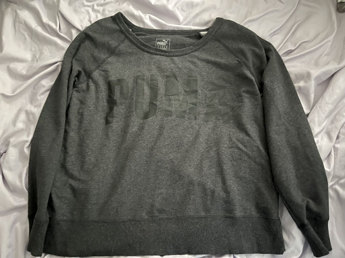 Puma Grey Puma Sweater Size XL / US 12-14 / IT 48-50 - 1 Thumbnail